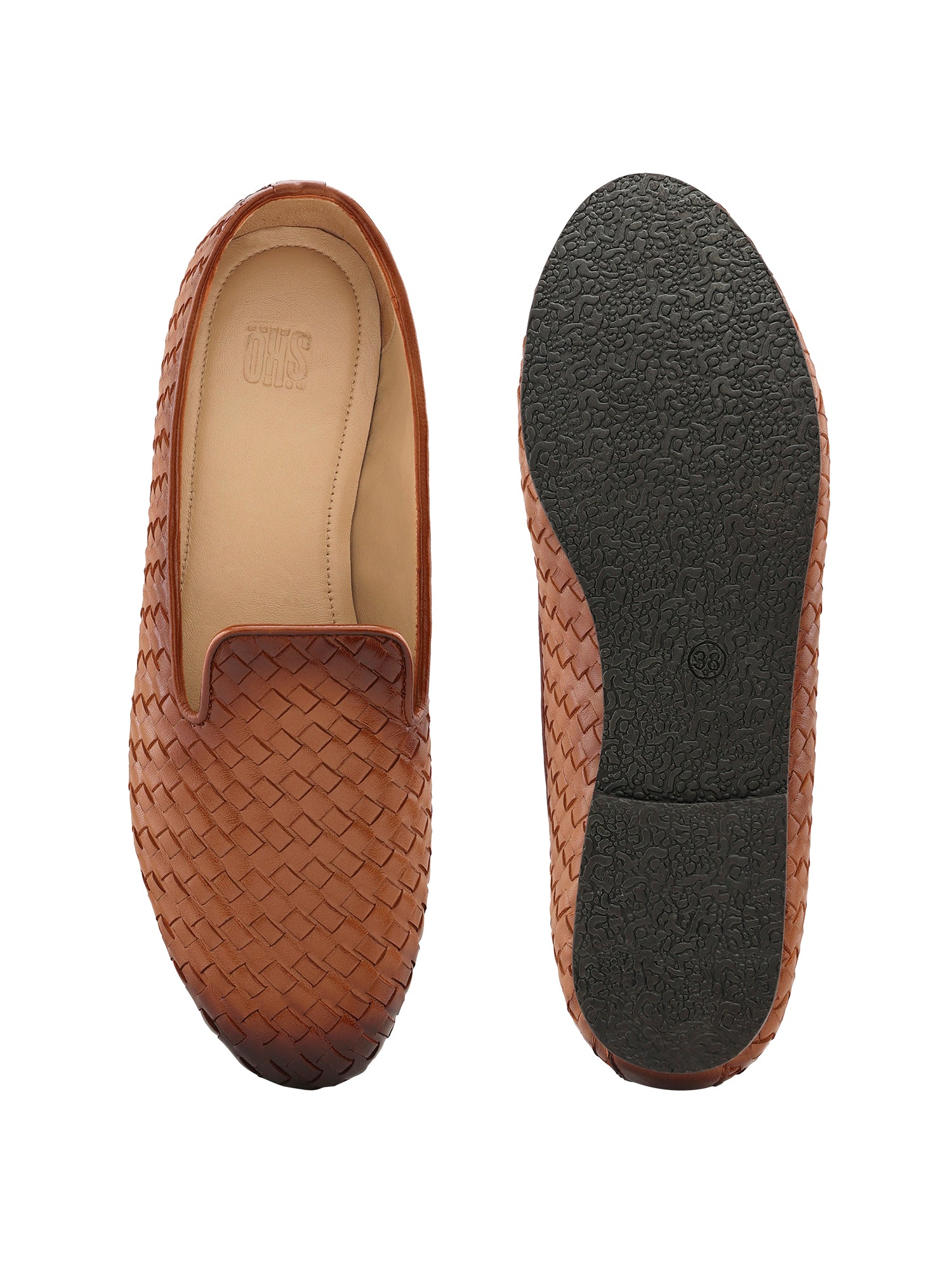Madison Tan Weave Loafer