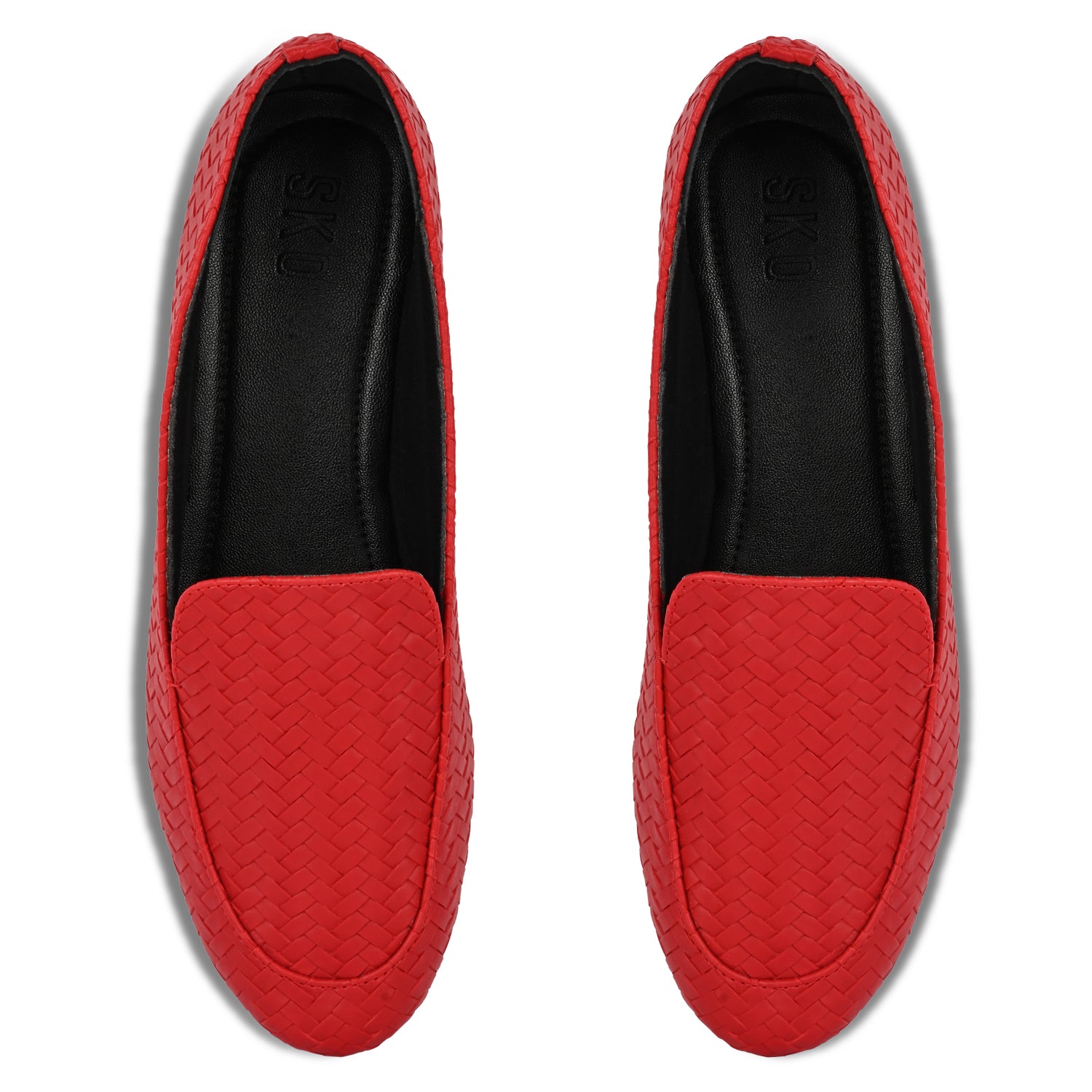 Olivia Red Loafers