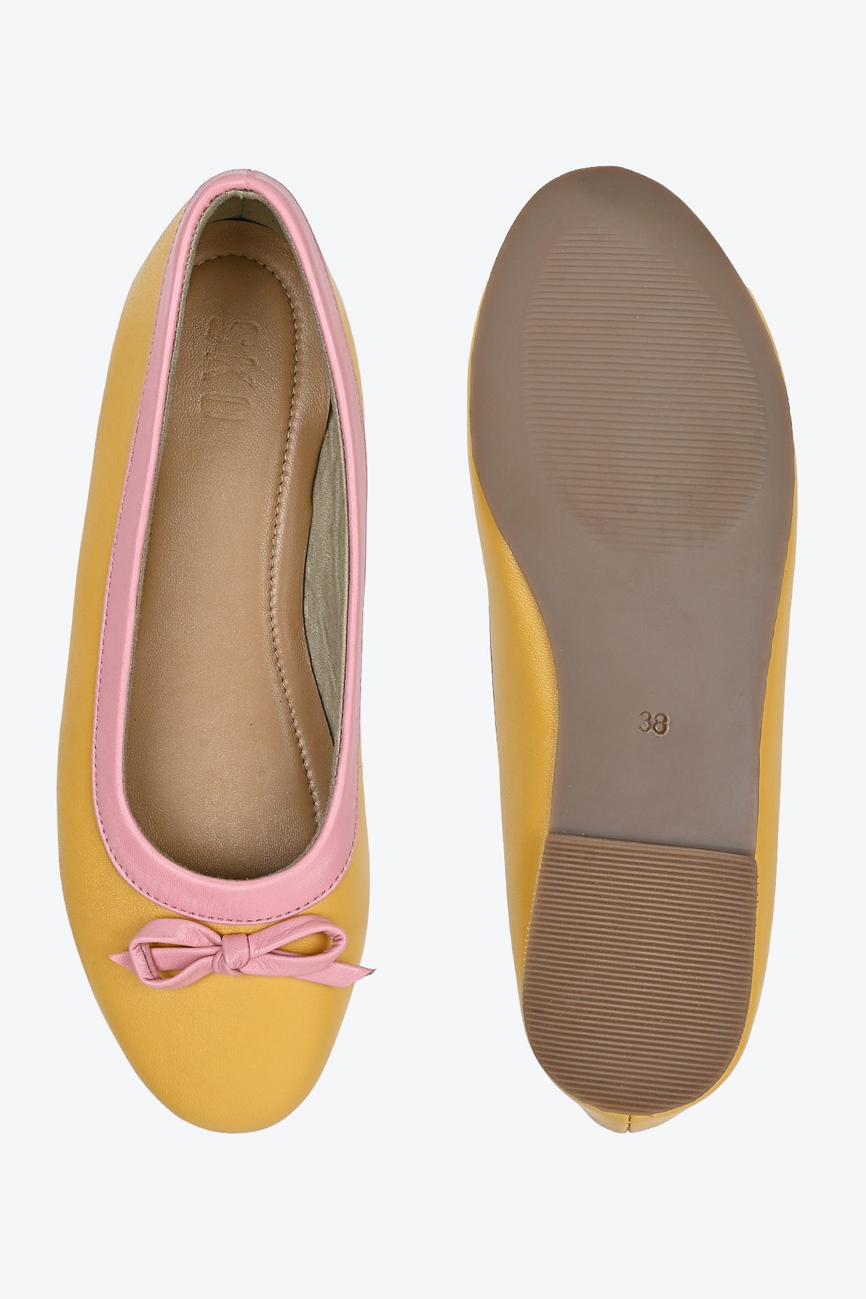 Yellow and Pink Ballerina