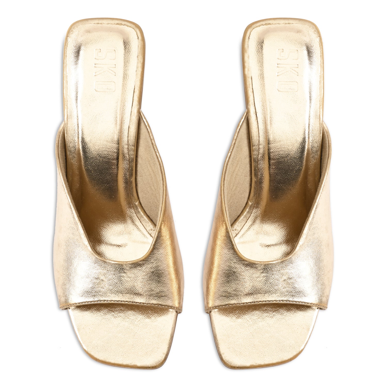 Ava Gold Heels For Women