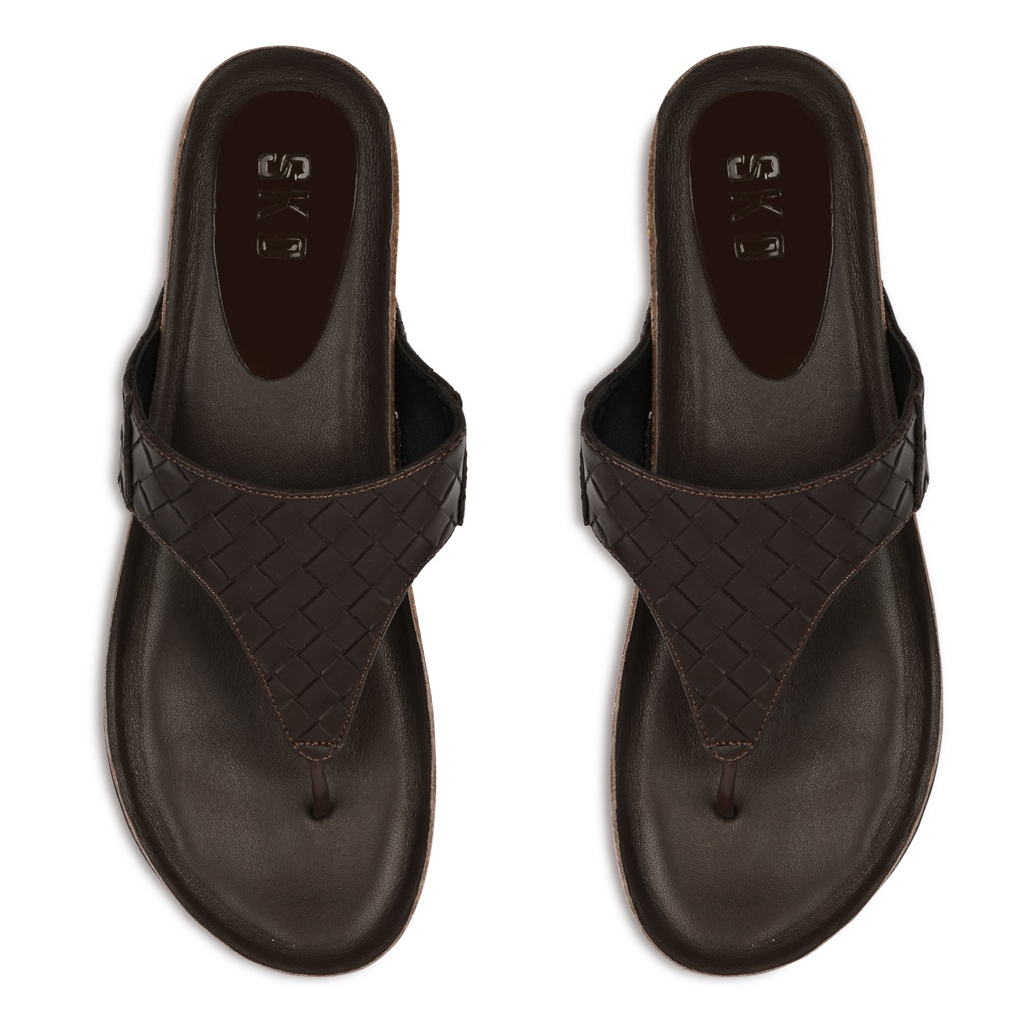 MarbellaX Cork Wedge in Brown