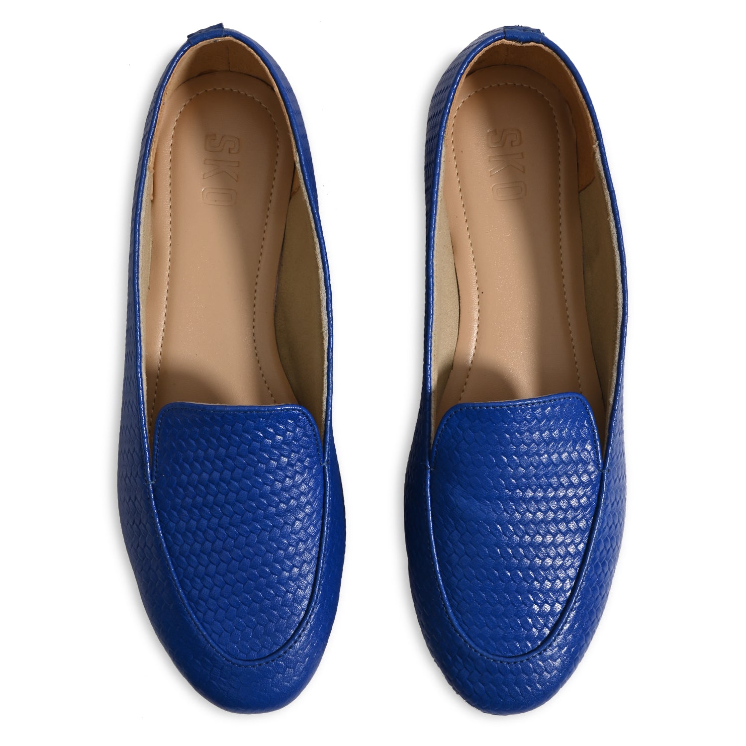 Olivia Blue Loafers For Women