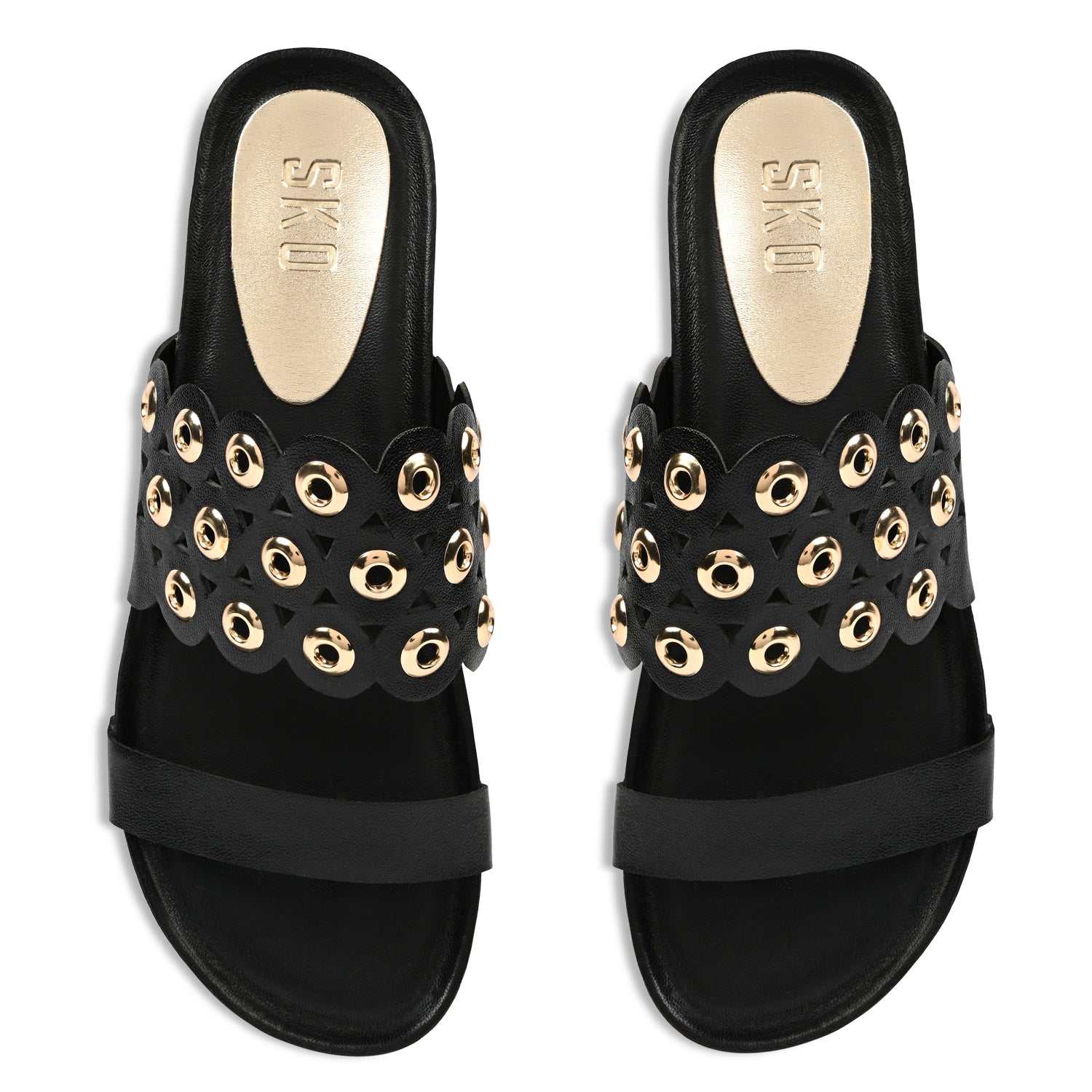 Majorca Cork Wedges in Black for Women