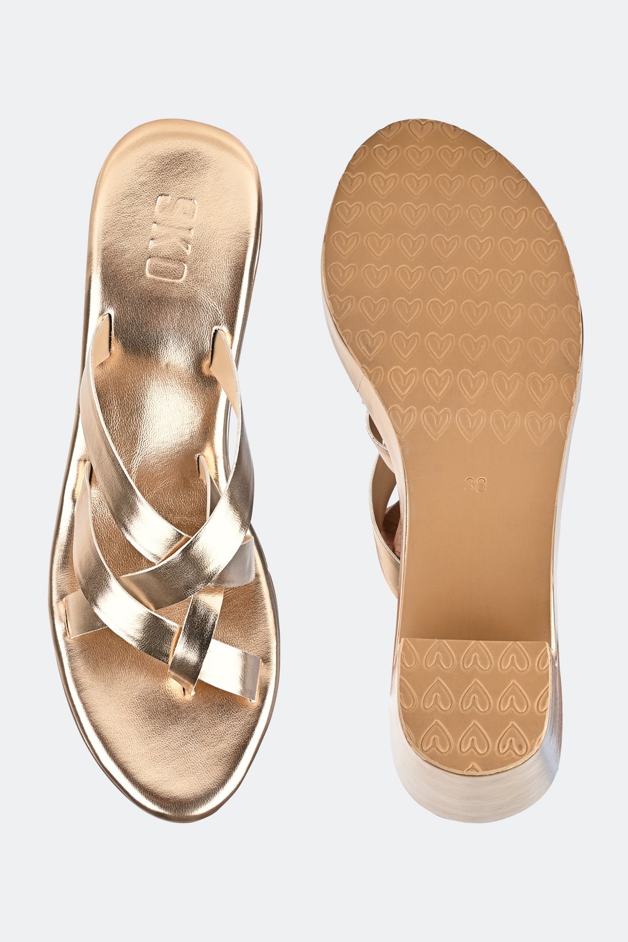 Salvadore Platforms in Gold For Women