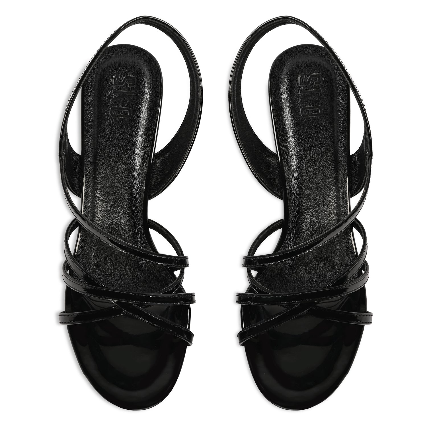 Kimi in Black Patent Heels for Women