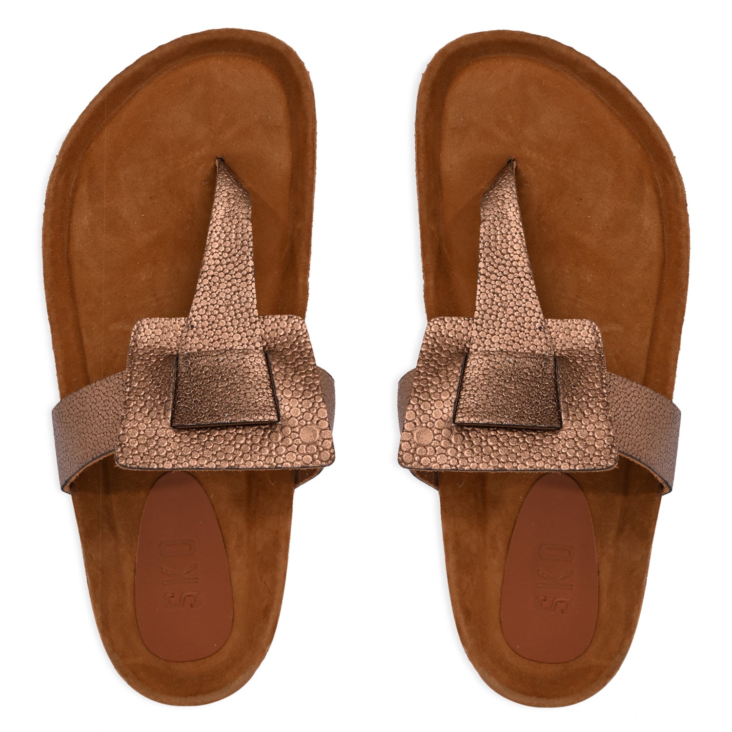 Bilbao in Bronze Flats For Women