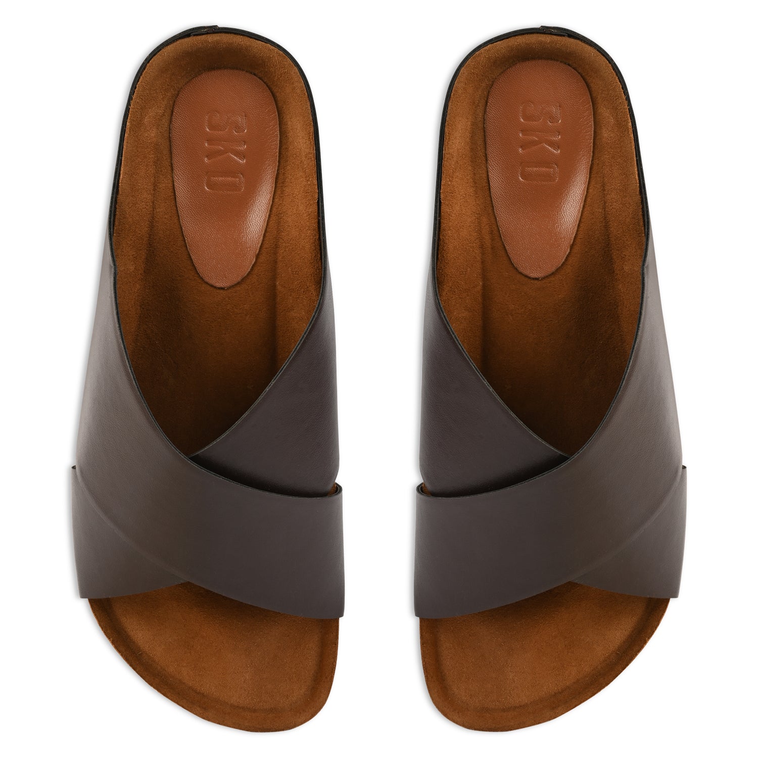 Aria Brown Slippers For Men