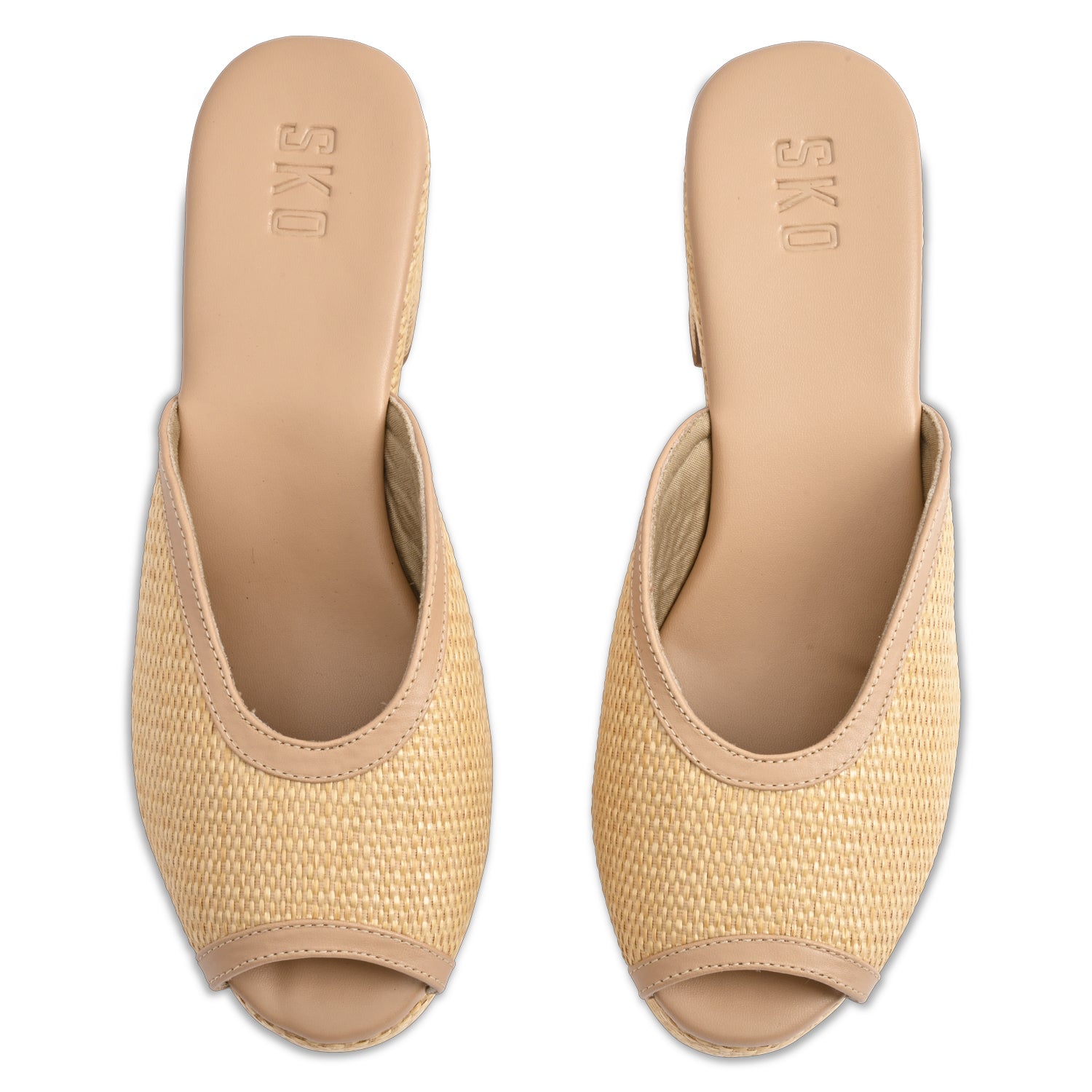 Sao Paulo Platform in Raffia for Women