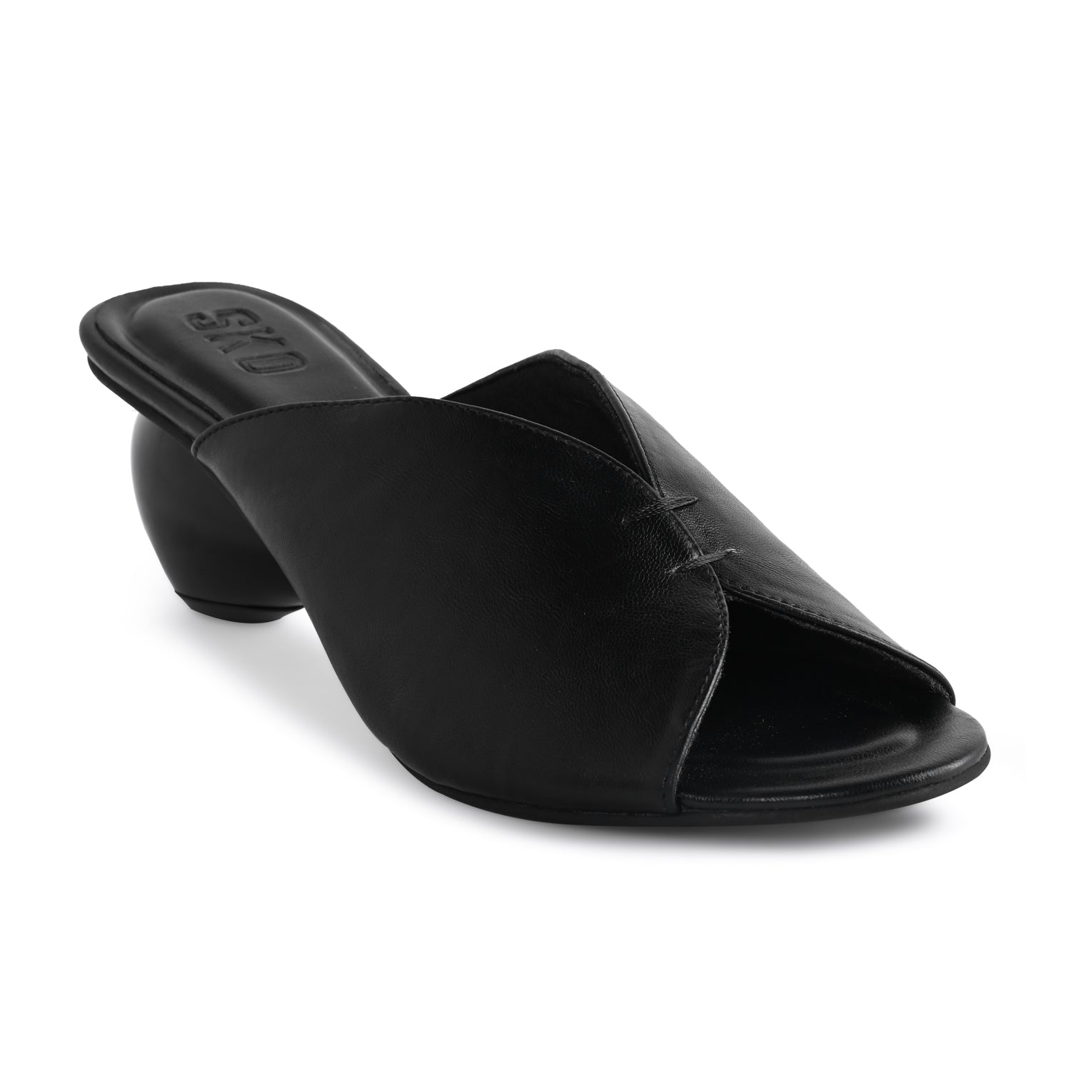 Driblet Black Heels For Women