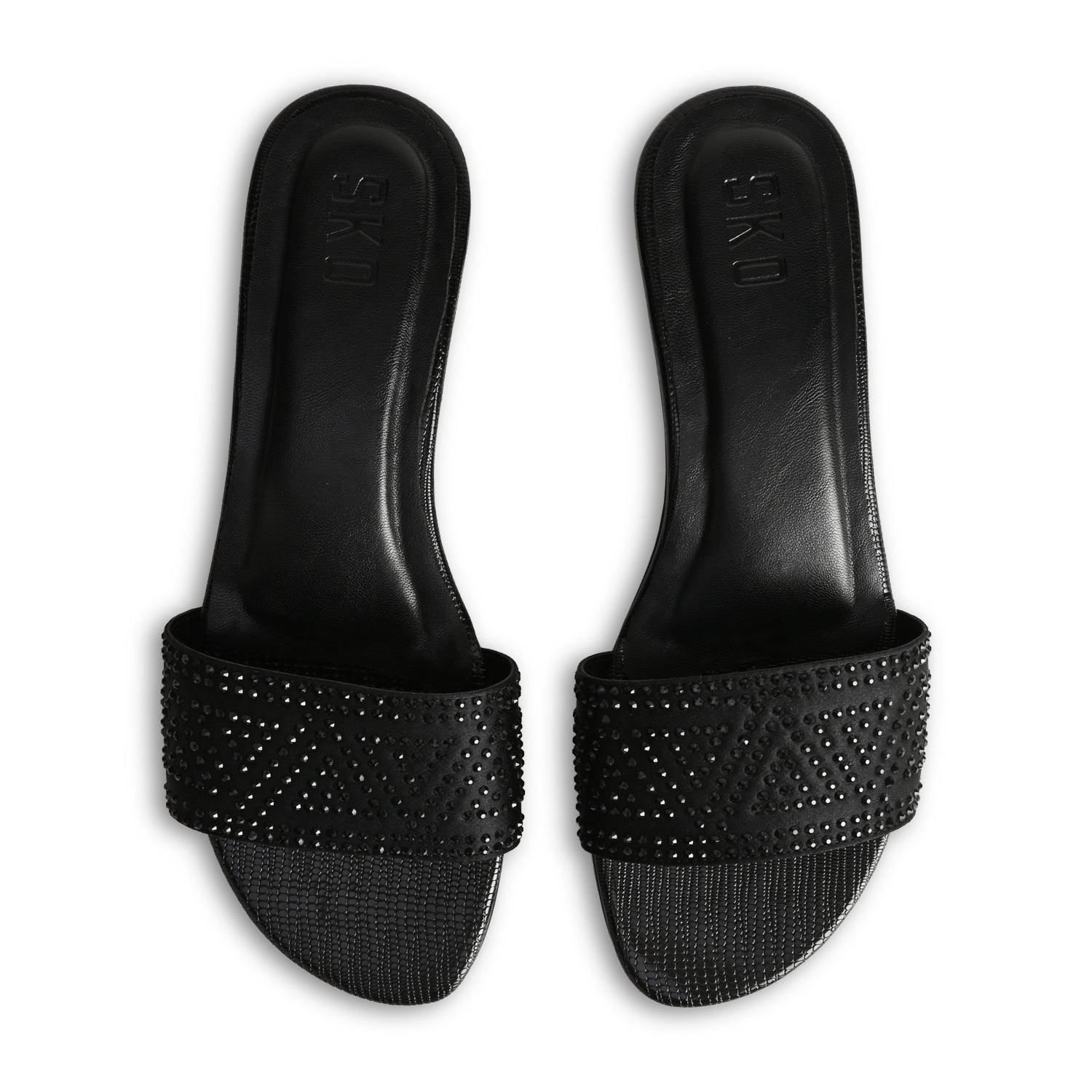 Iris Black Flats For Women