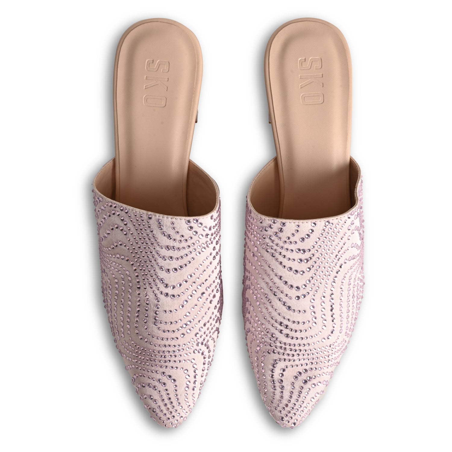 Poppy Light Pink Heels For Women