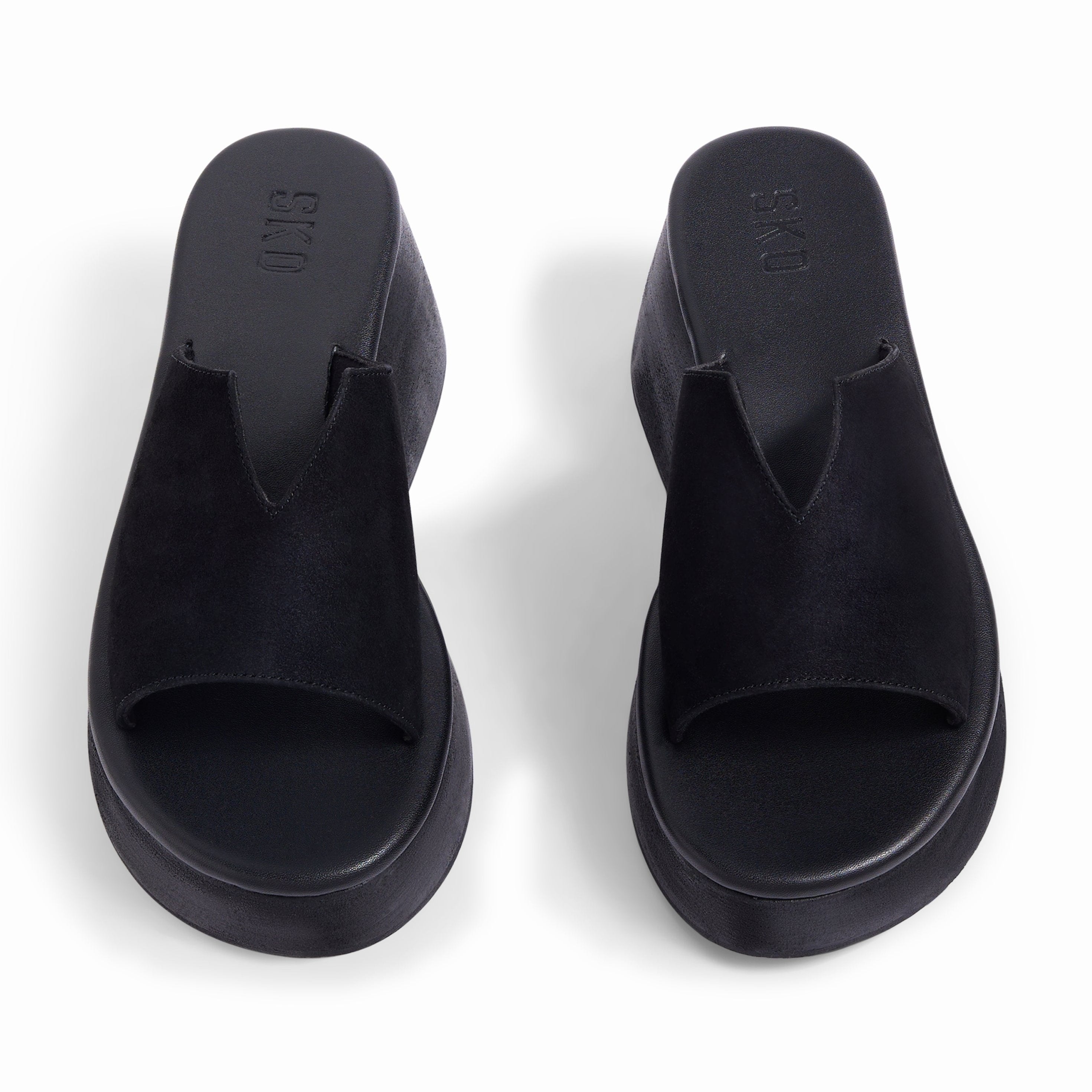 Modena Black Platform Sandal