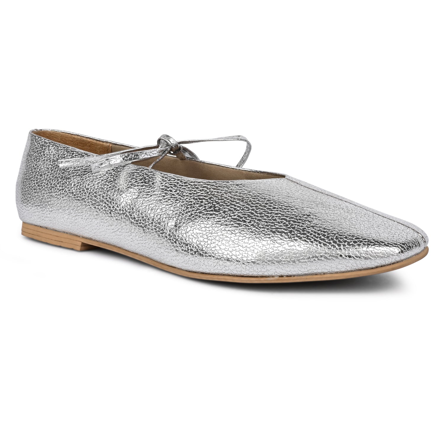Daphne Silver Loafers For Women