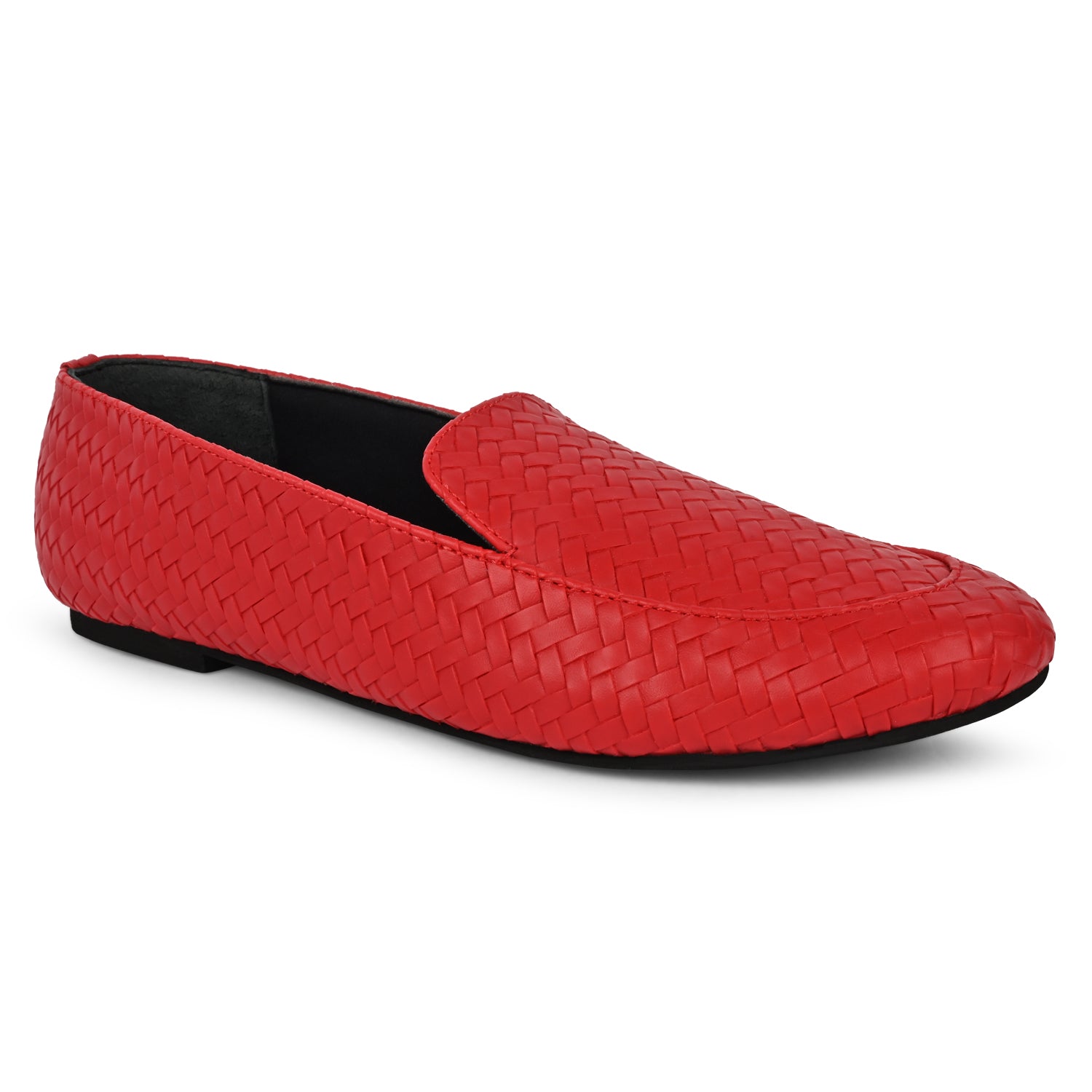 Olivia Red Loafers