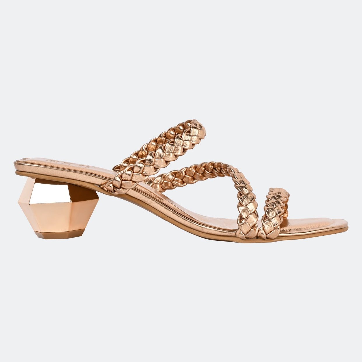 Mia Rose Gold Heels For Women