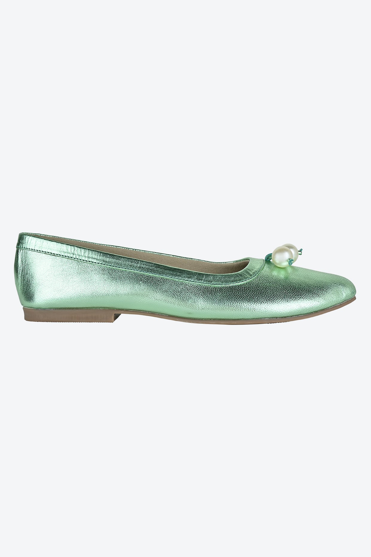 Metallic Green Ballerina for Women