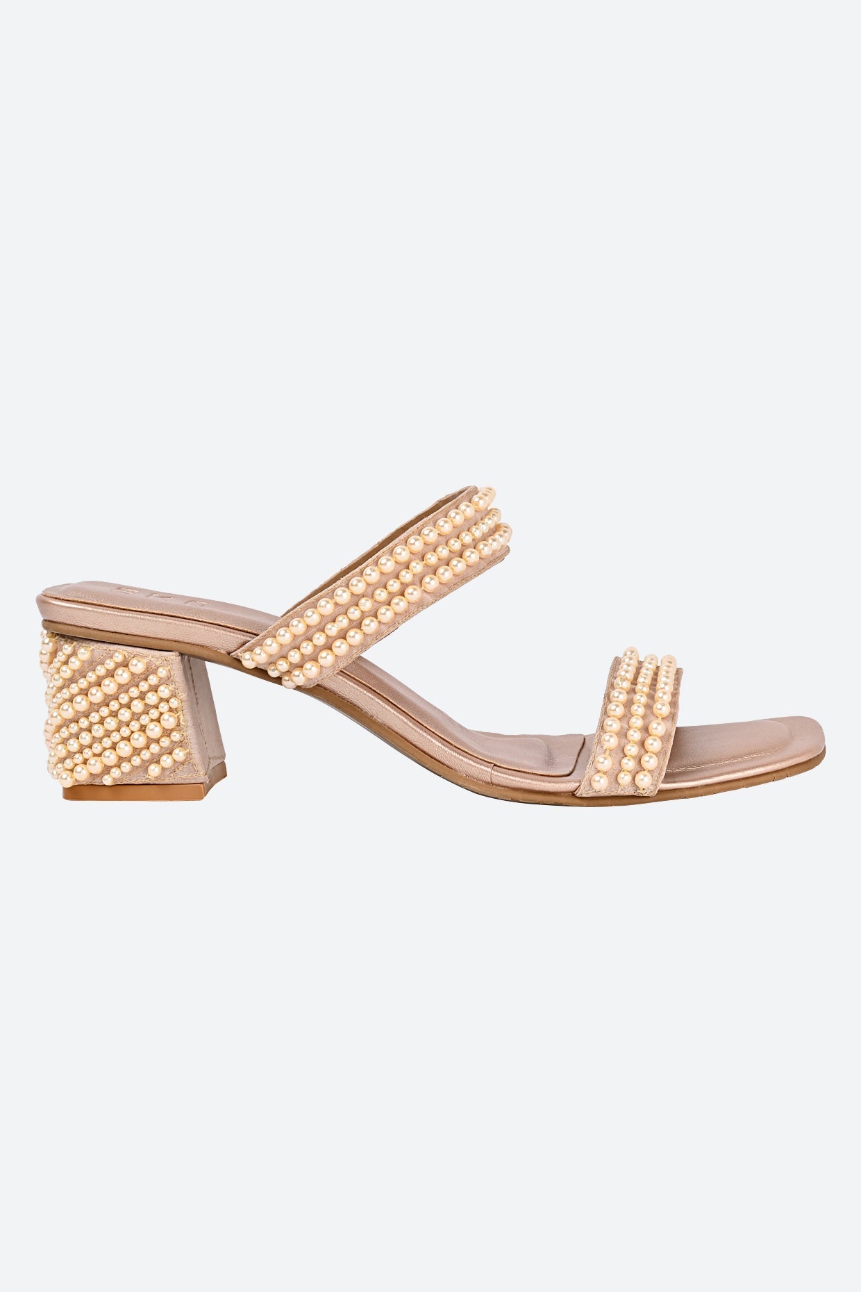 Perla Heels in Rose Gold