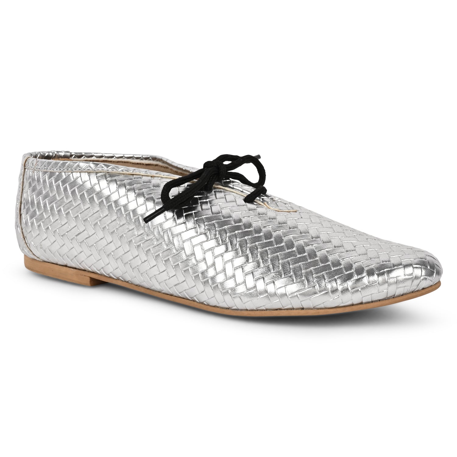 Freya Silver Derby Shoes