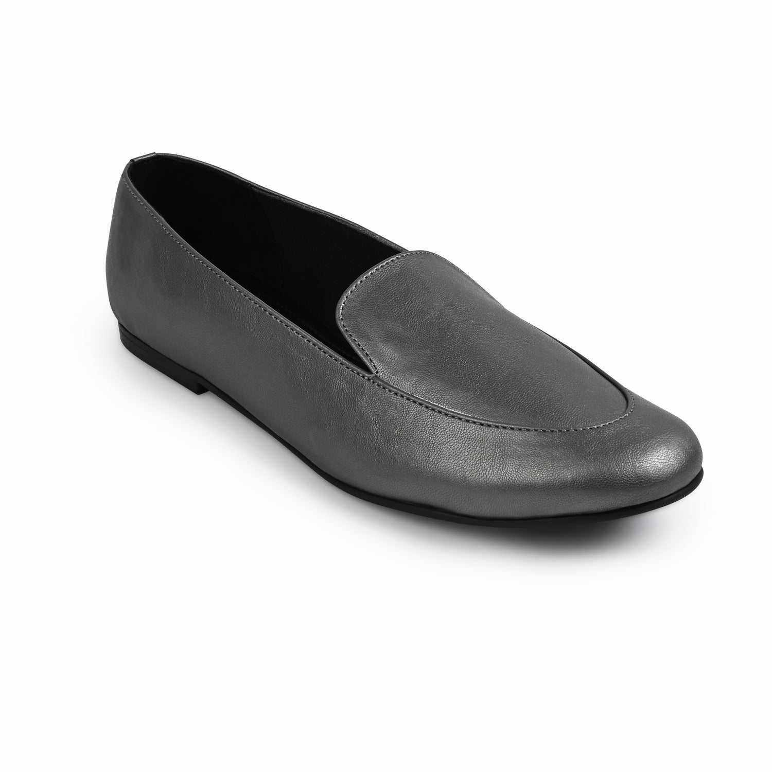 Olivia Gunmetal Loafer