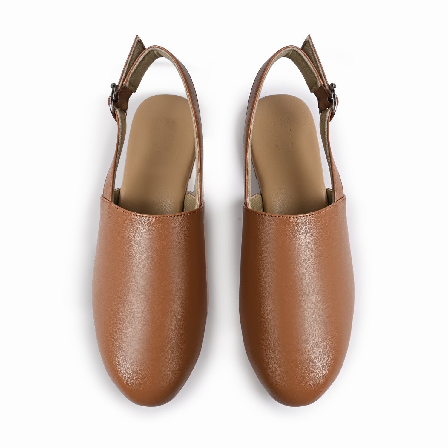 Palermo Tan Flat Sandal