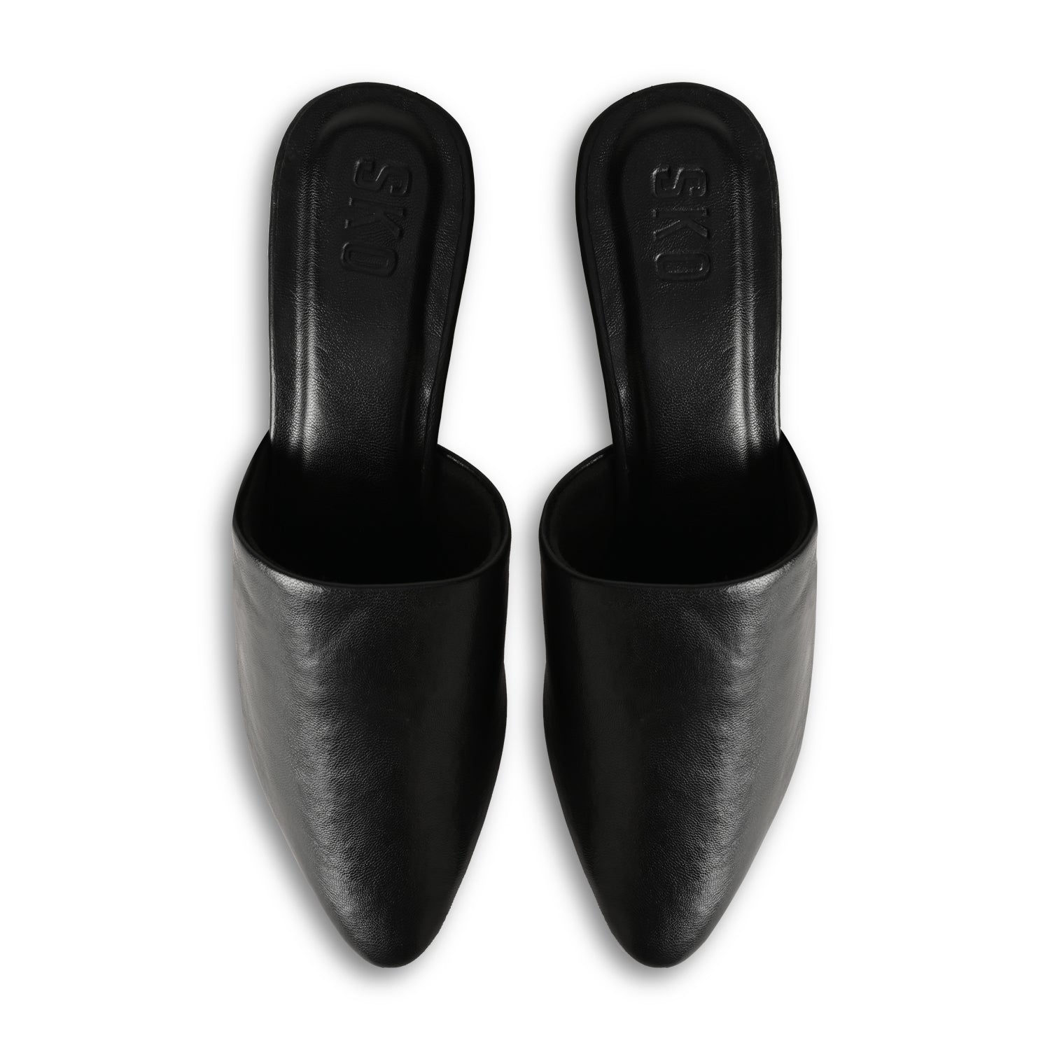 CobbleX Black Mule Heels For Women