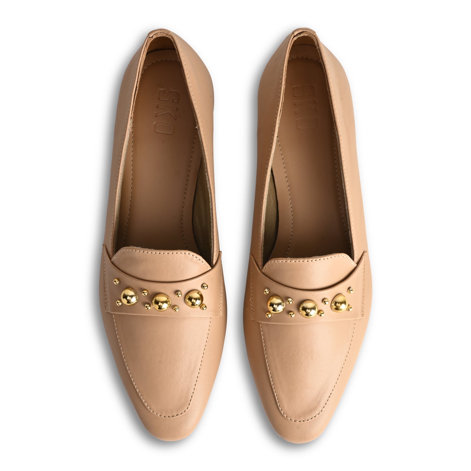 Rebecca Nude Loafers For Women