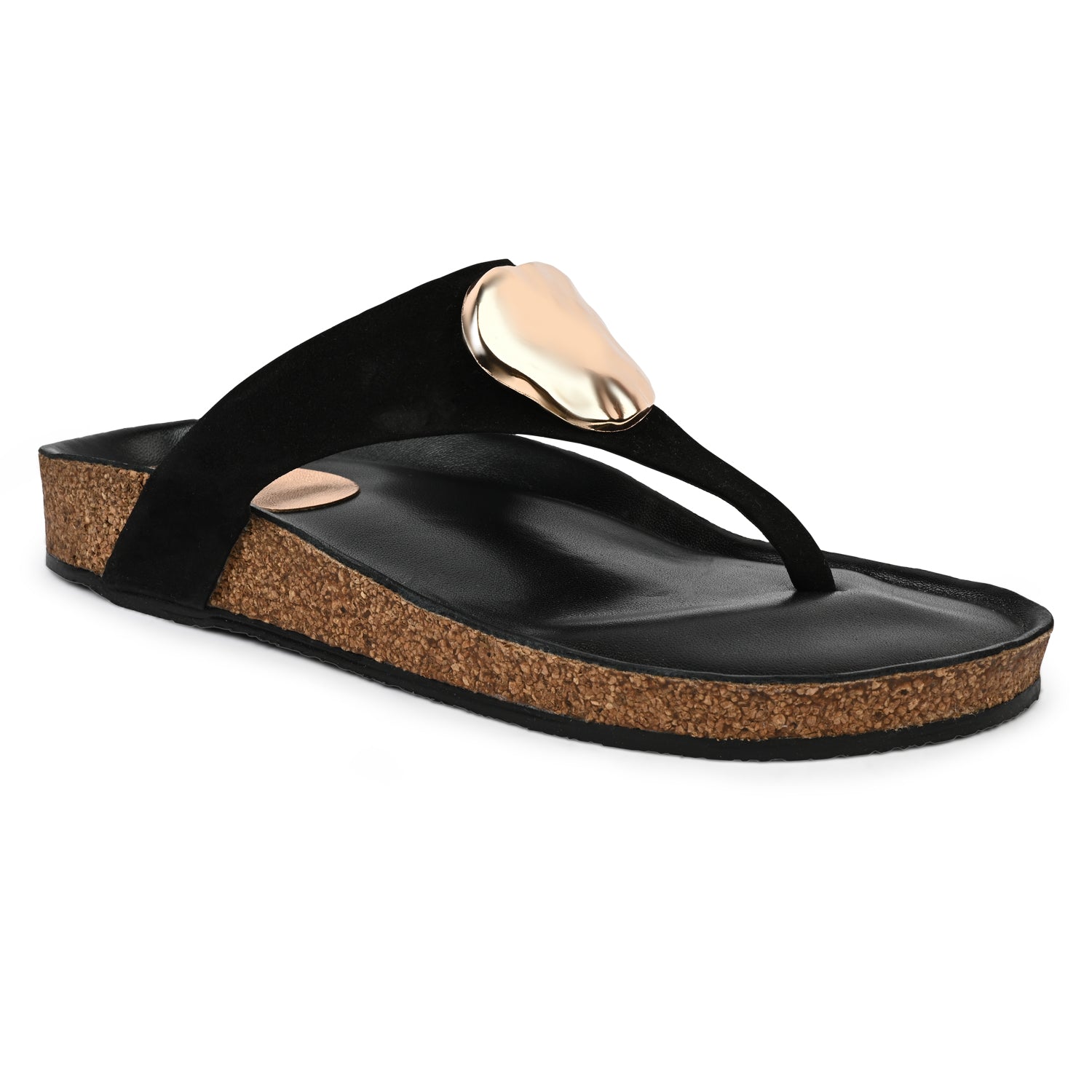 Valencia in Black Flats For Women