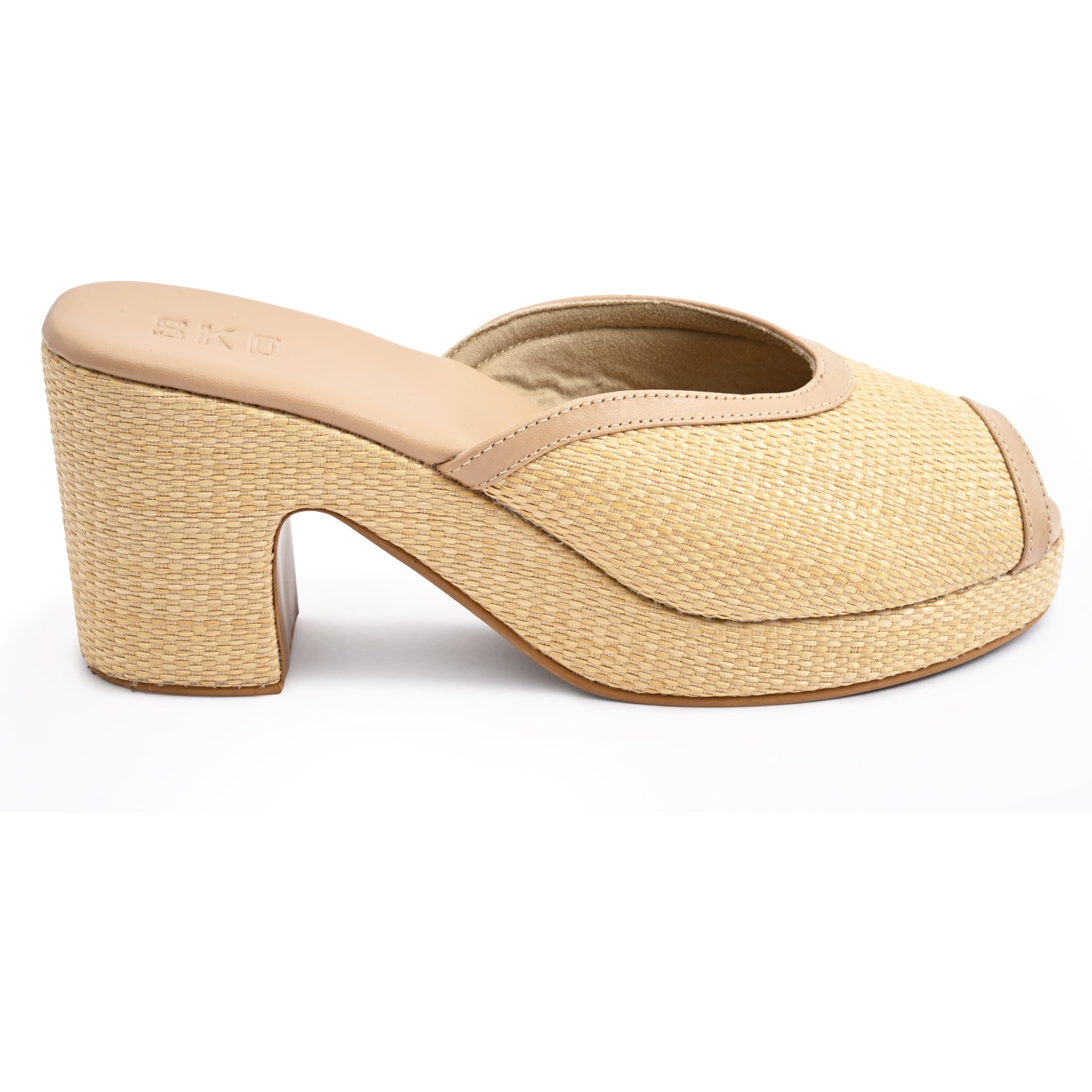 Sao Paulo Platform in Raffia for Women