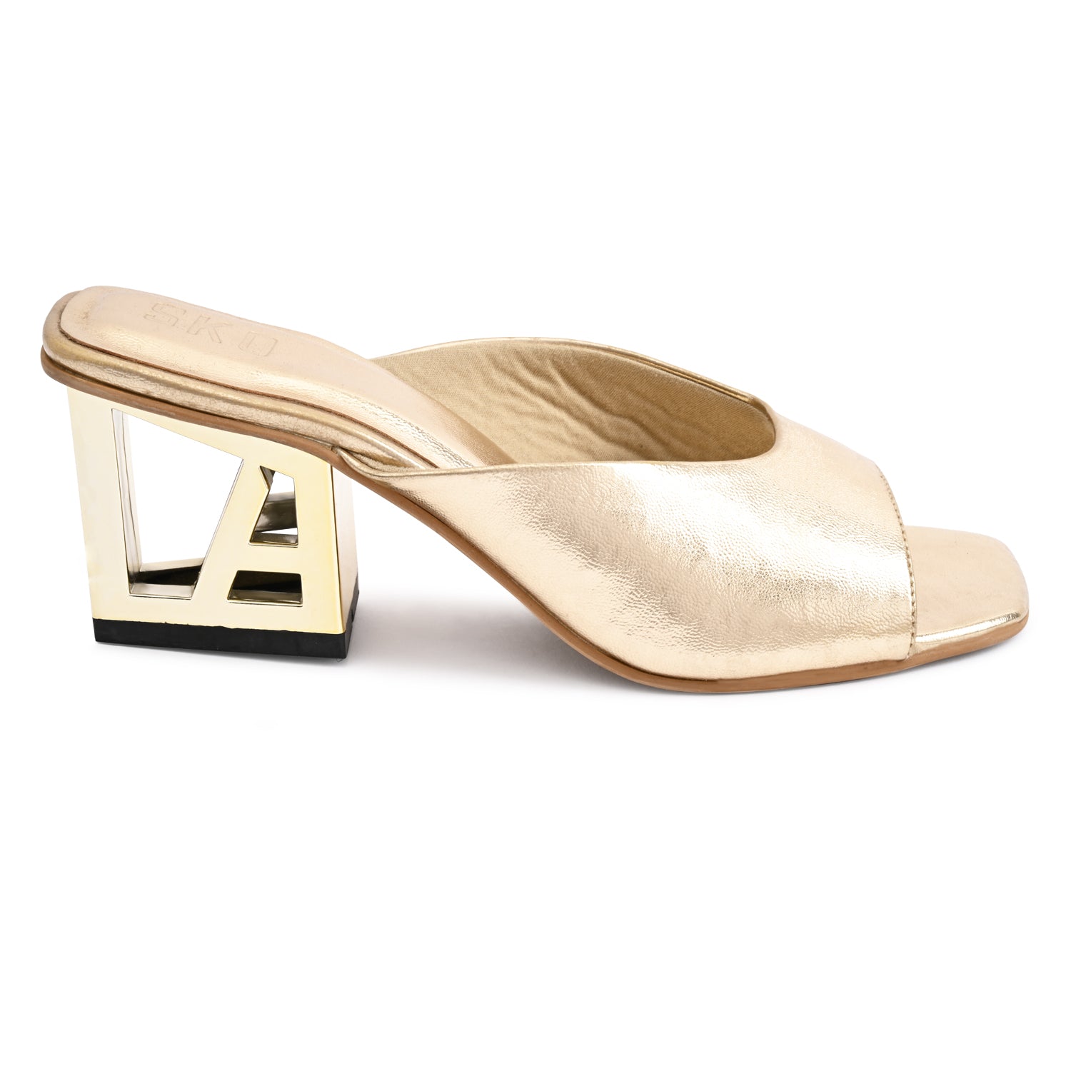 Ava Gold Heels For Women