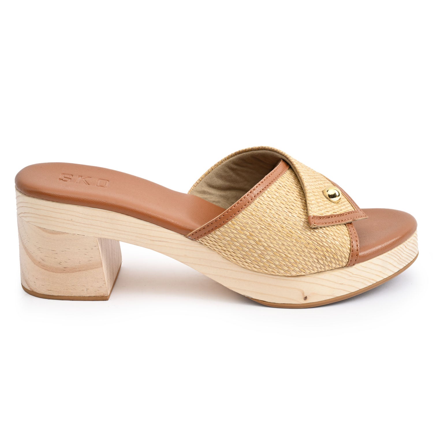 Maud Raffia Clogs For Women