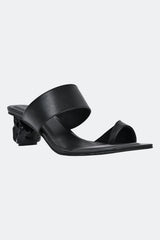 2 inch Two Strap One Toe Heels