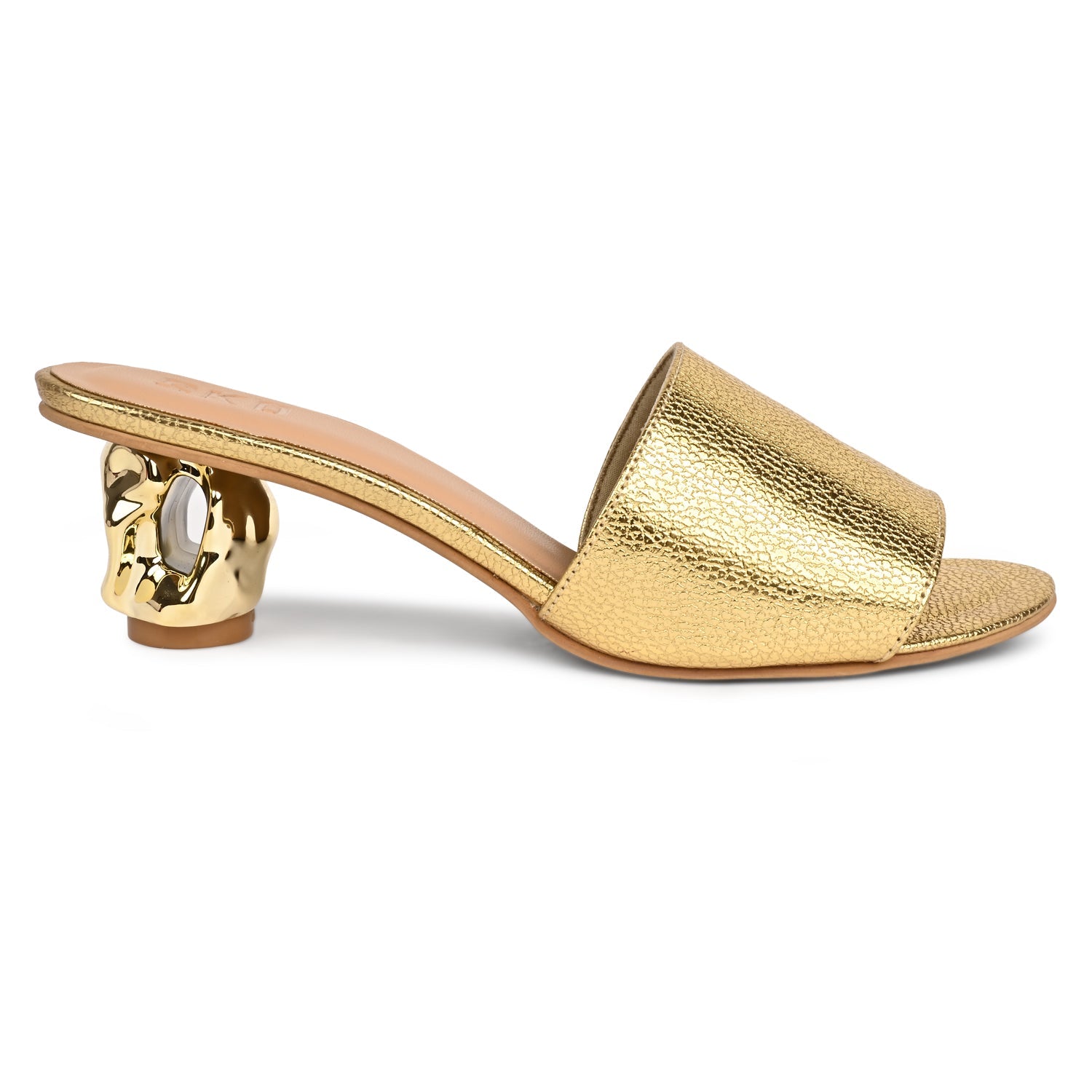 Rose Heels in Gold