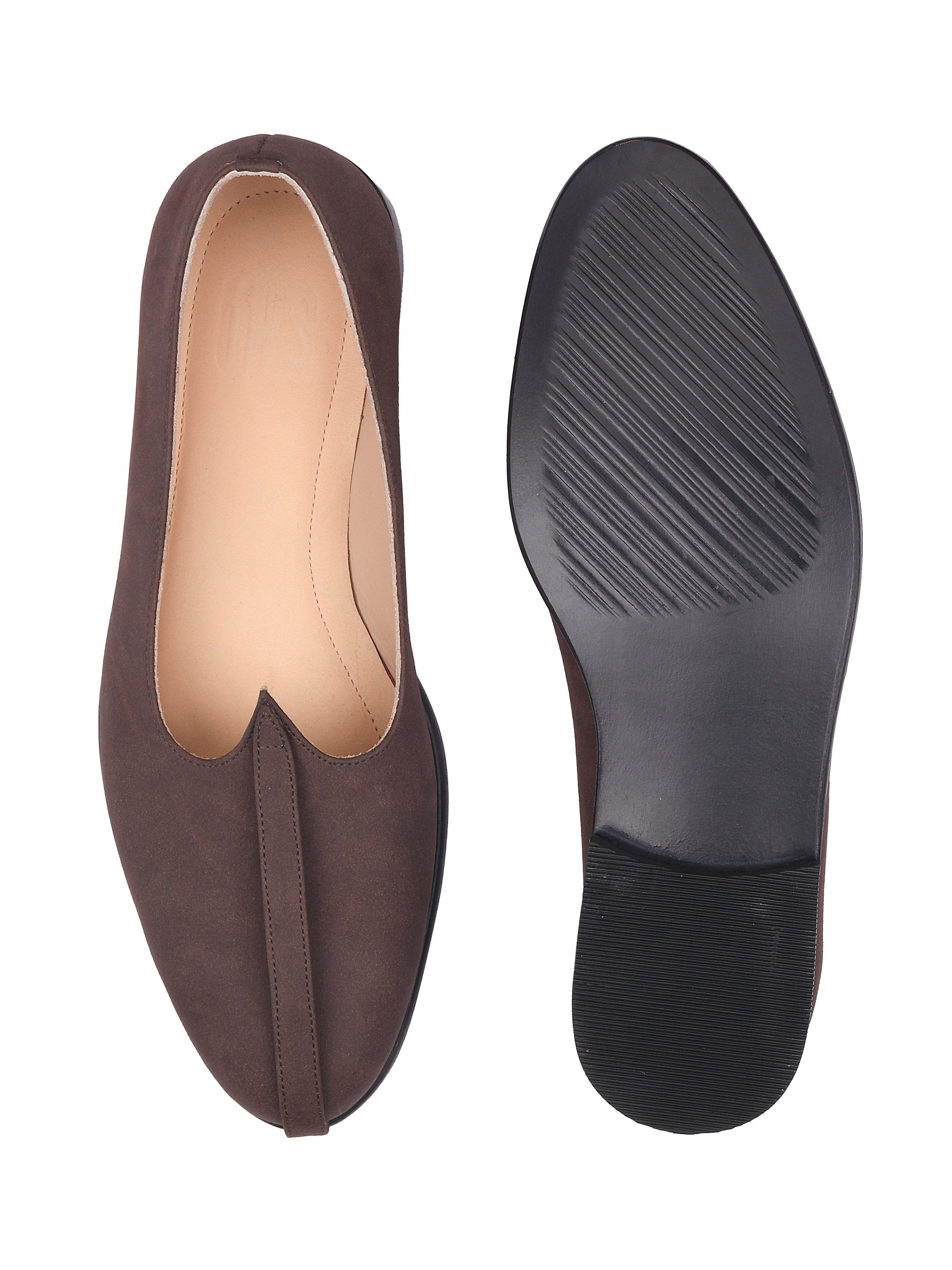 Brown Suede Mojris