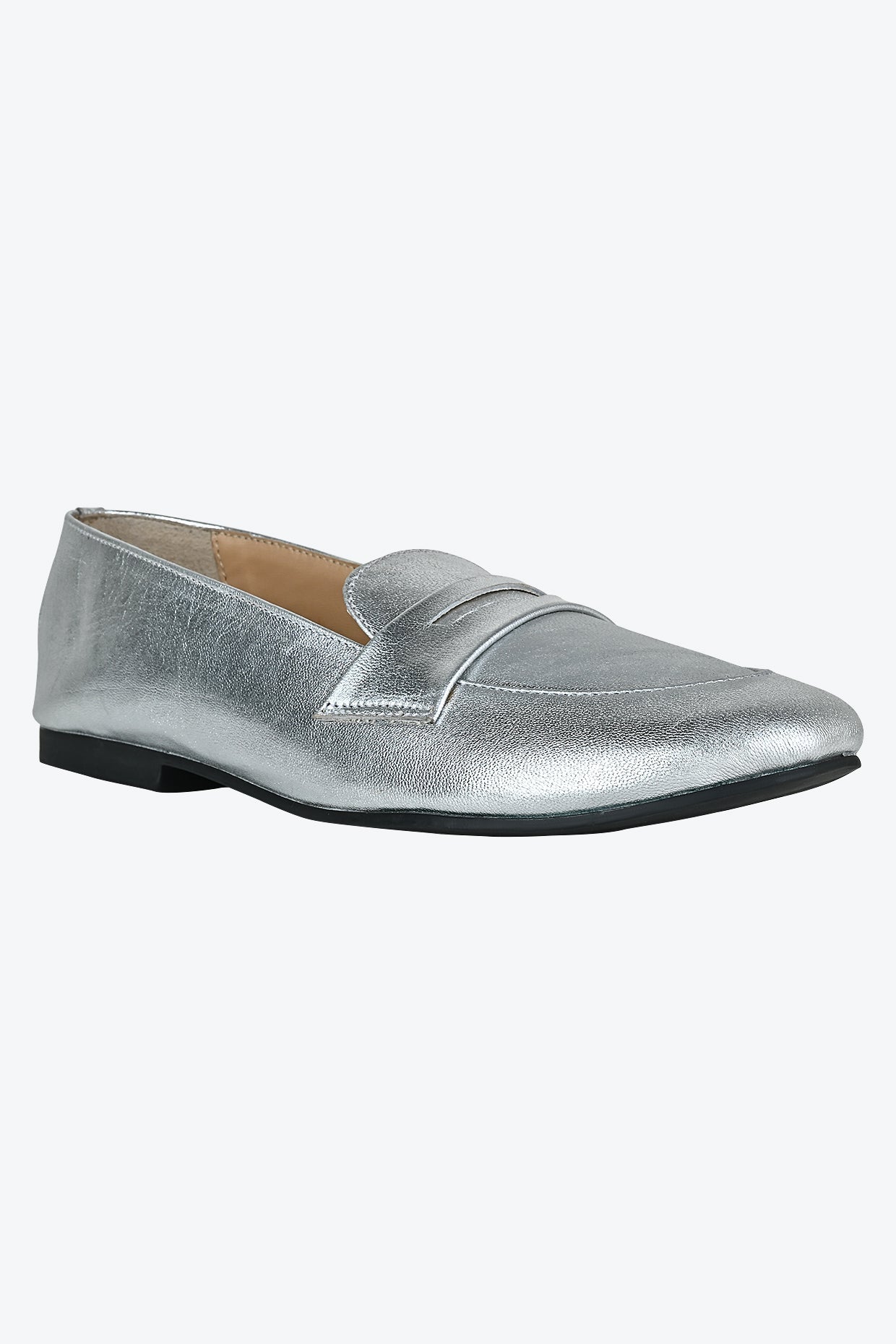 Kate Loafers in Silver