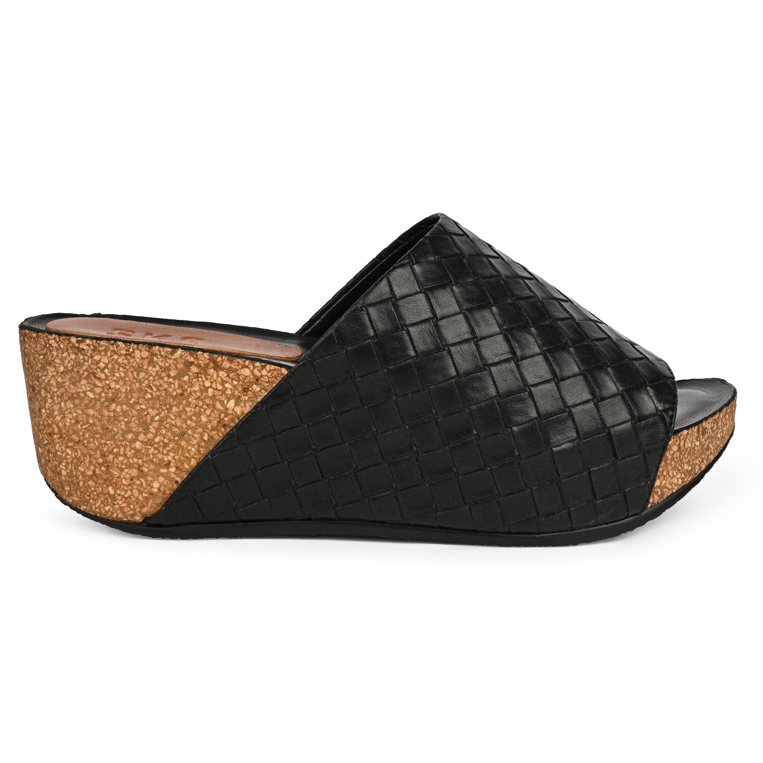 Granada Cork Wedges in Black for Women