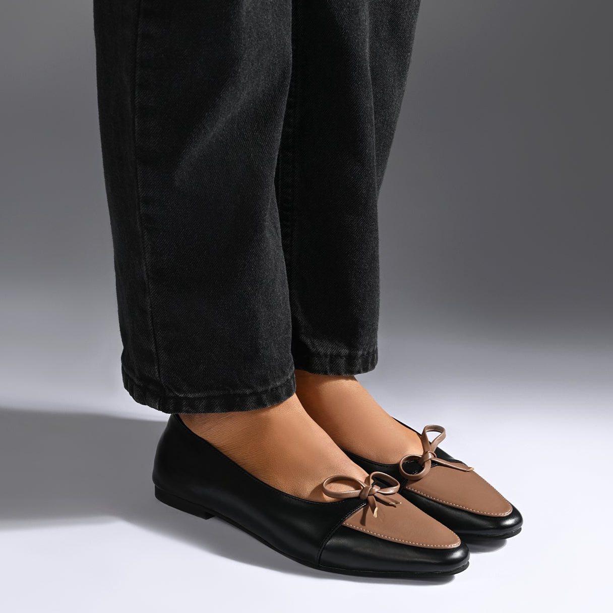 Daisy Black Loafers For Women