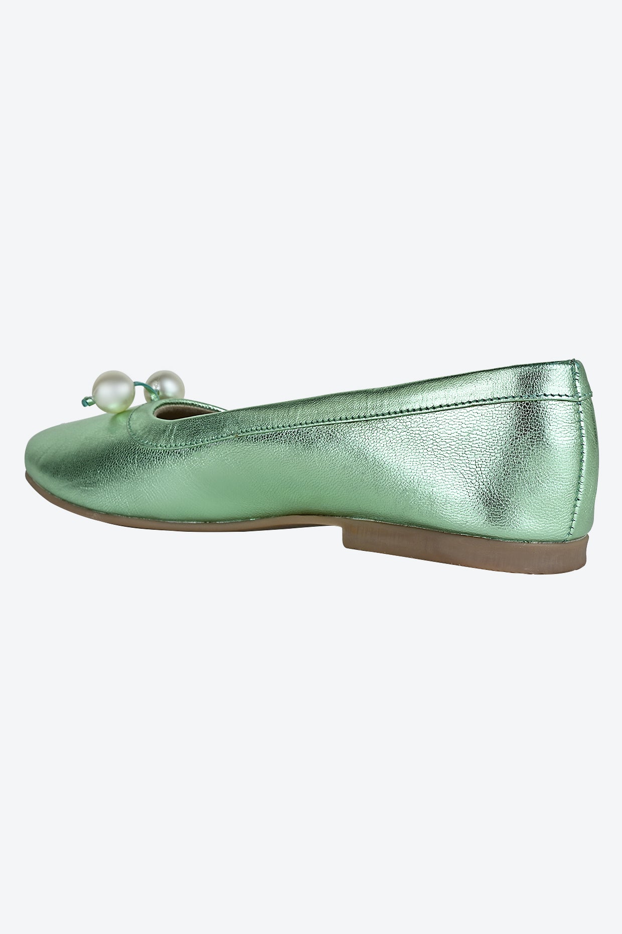 Metallic Green Ballerina for Women