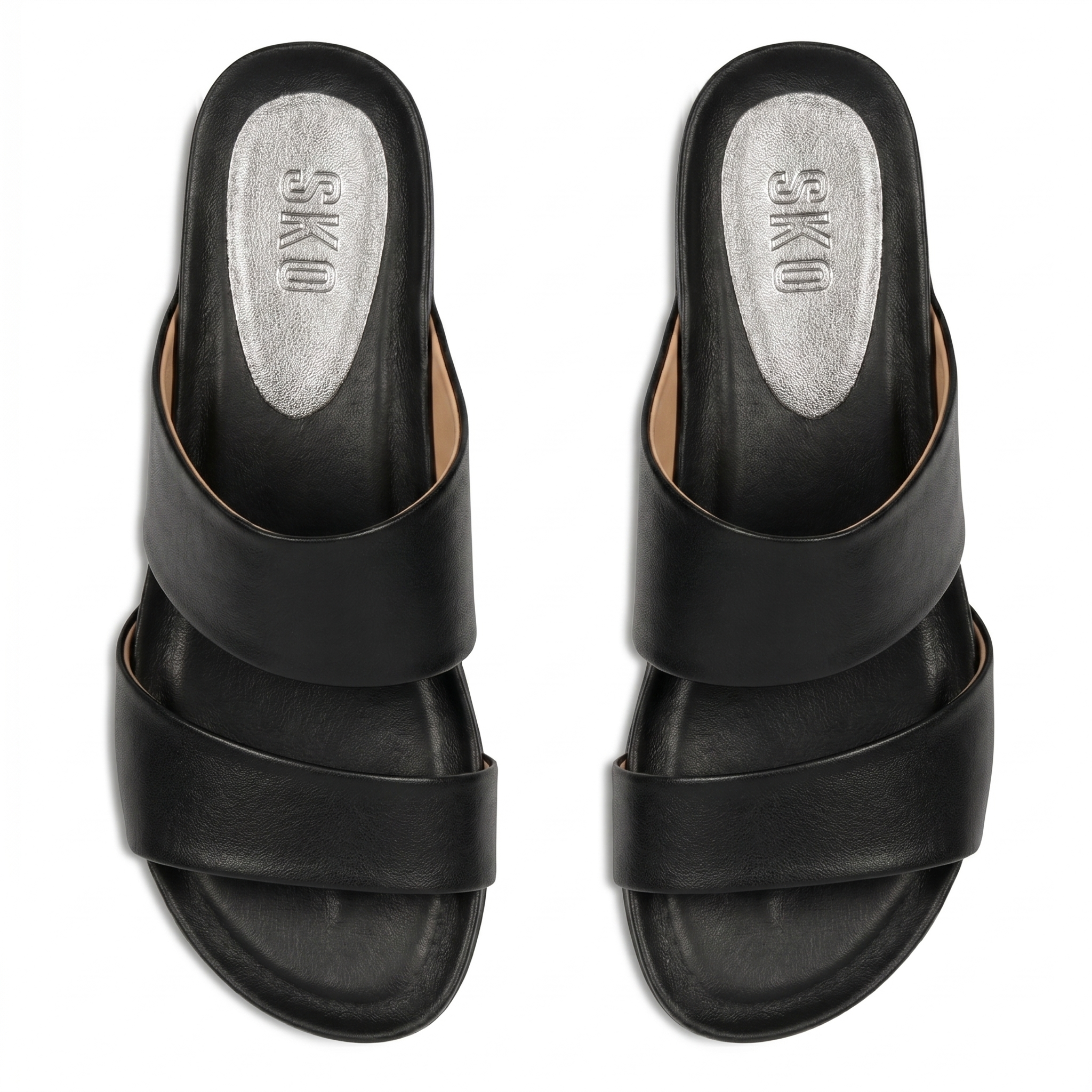 Alicante Cork Wedges in Black for Women