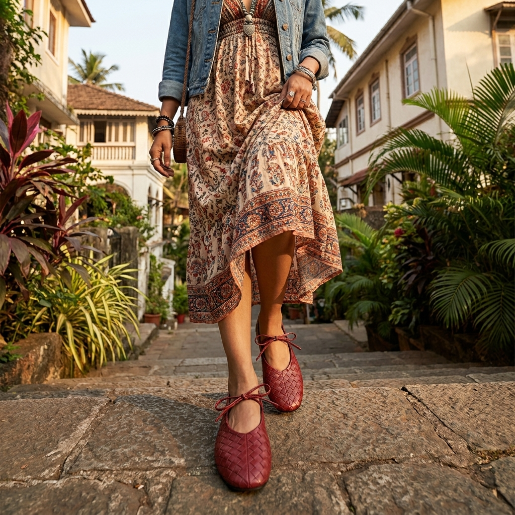 Daphne Maroon Loafers For Women
