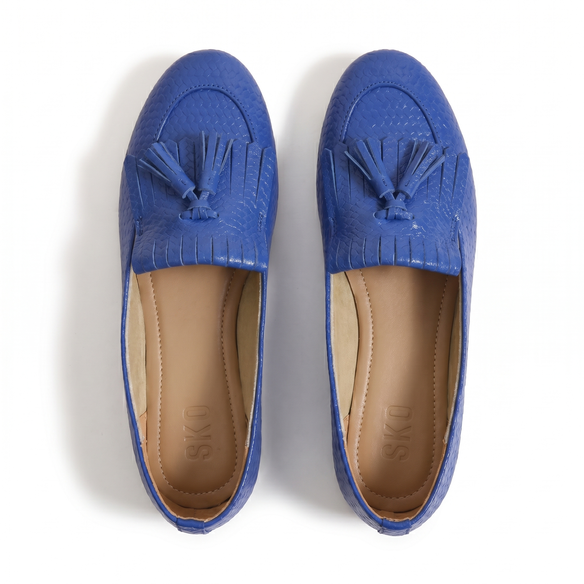 OliviaX Blue Loafers For Women