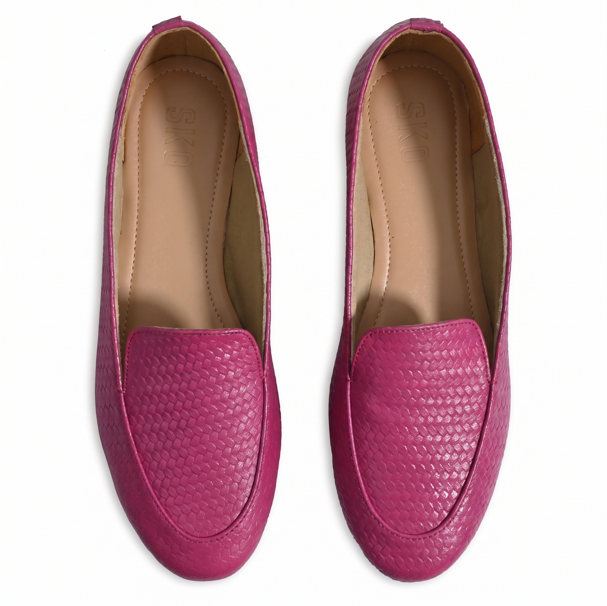 Olivia Pink Loafers For Women