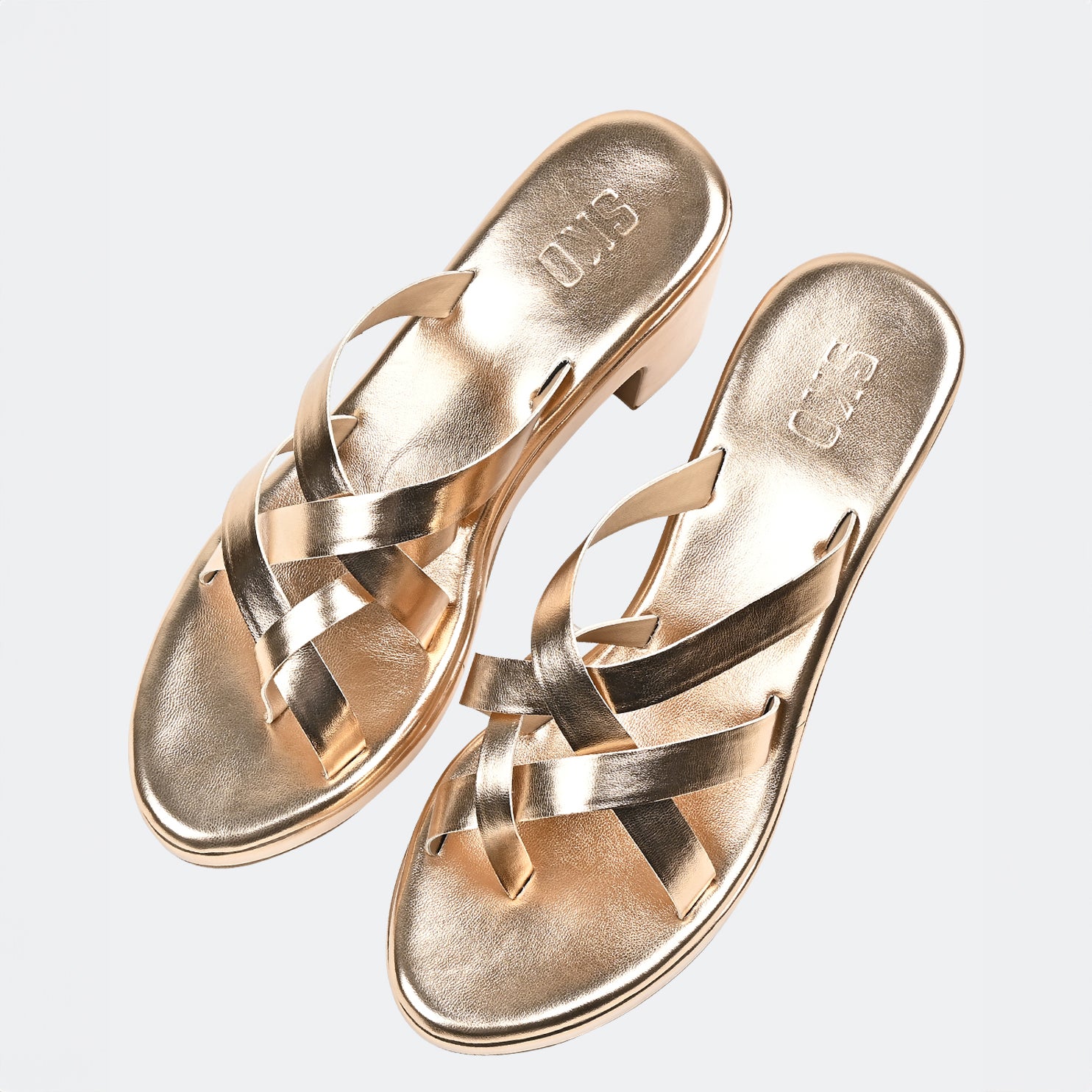 Salvadore Platforms in Gold For Women