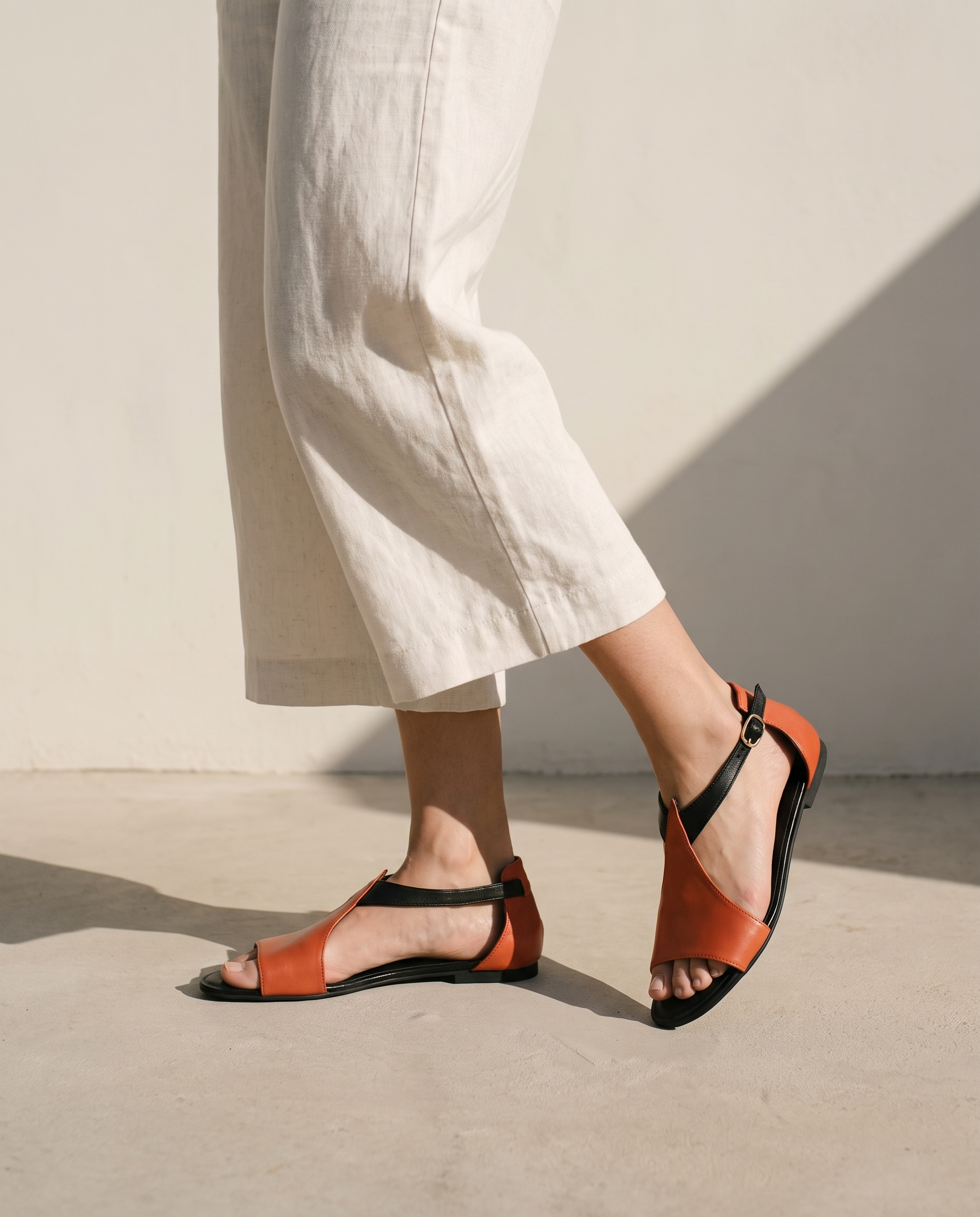 Siena Orange Flats