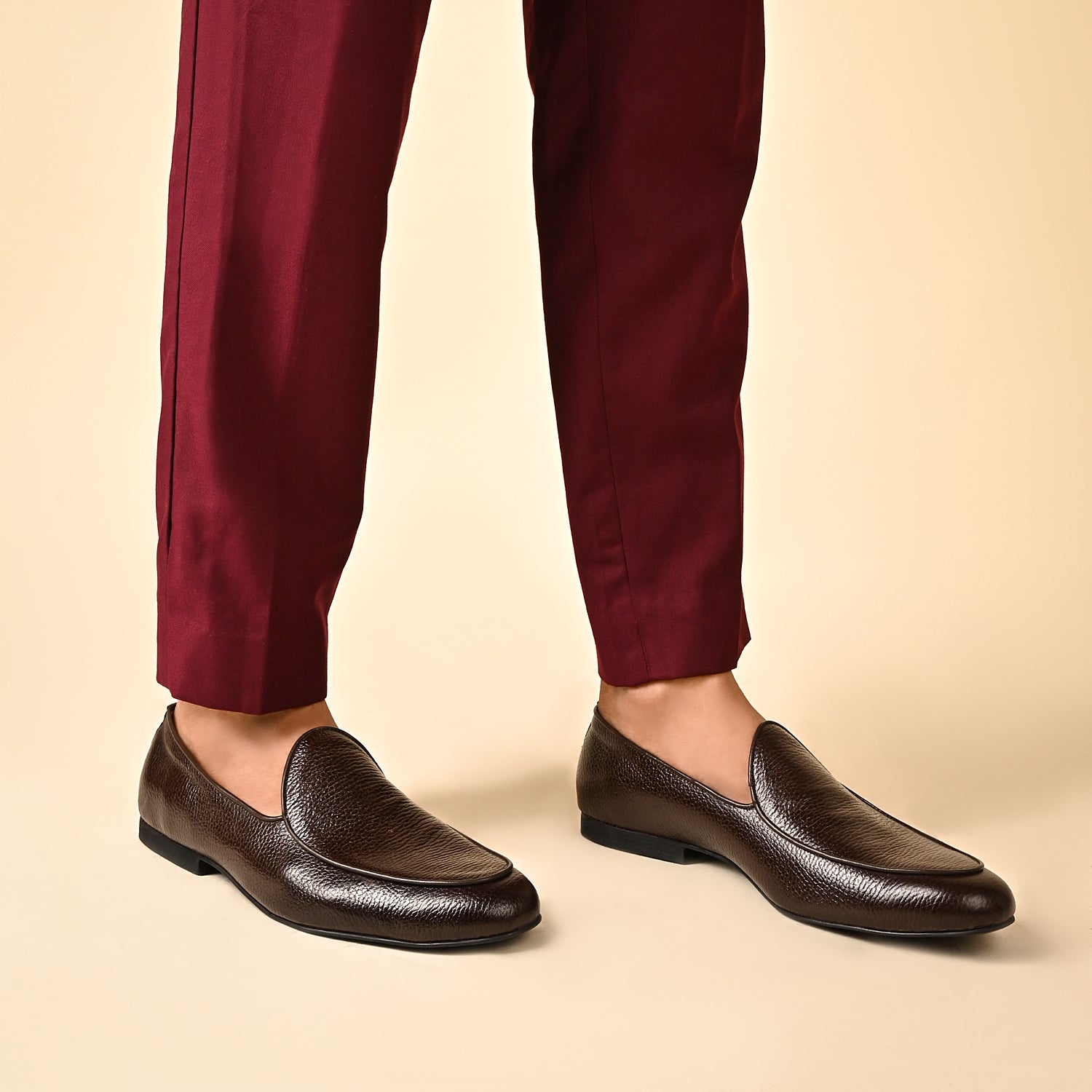 Tom Brown Loafers For Men