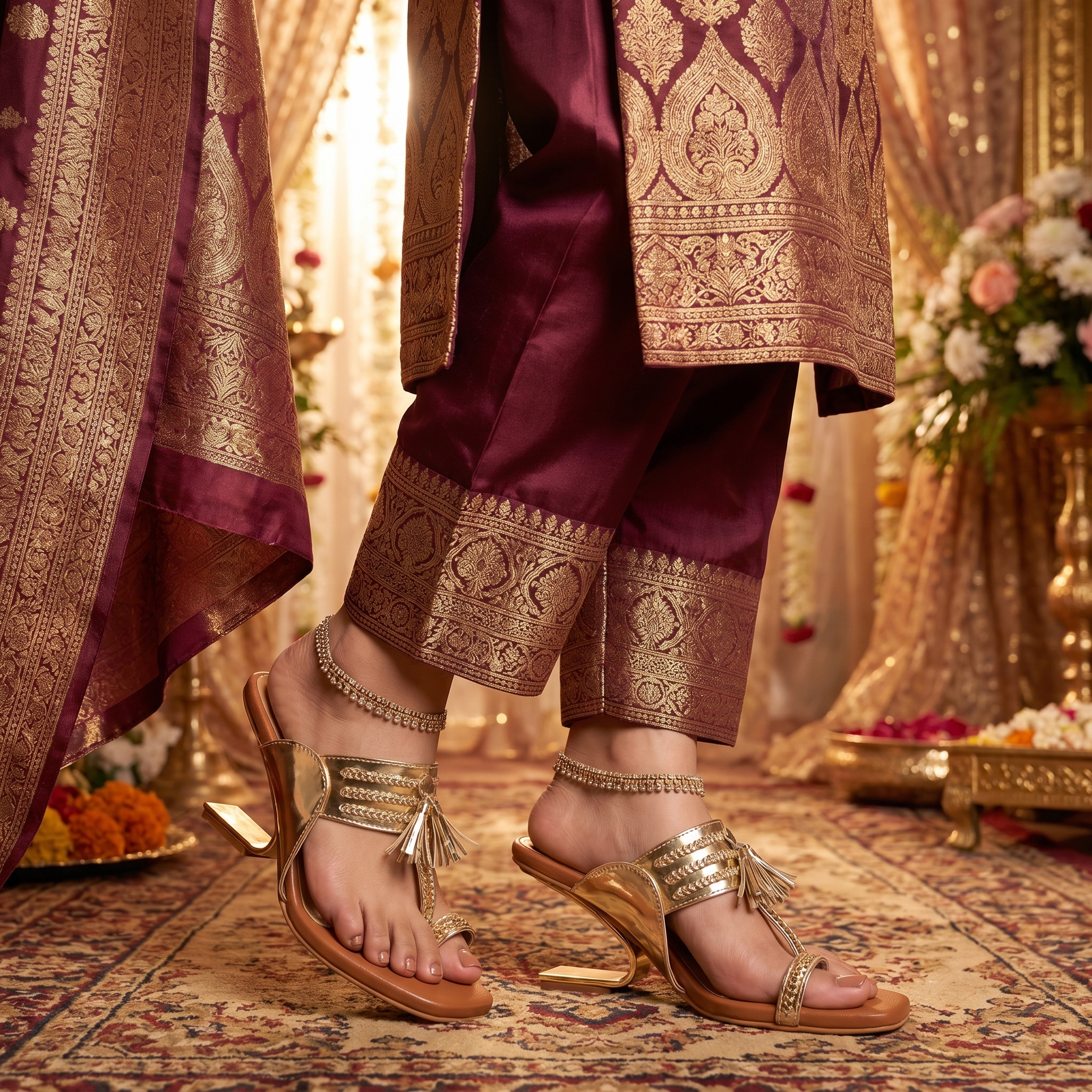 Kolhapuri in Fondi Gold