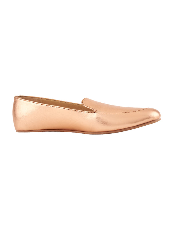 Rose Gold Loafers