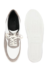 White & Grey Sneakers
