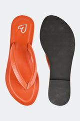 Orange Thong Flatform