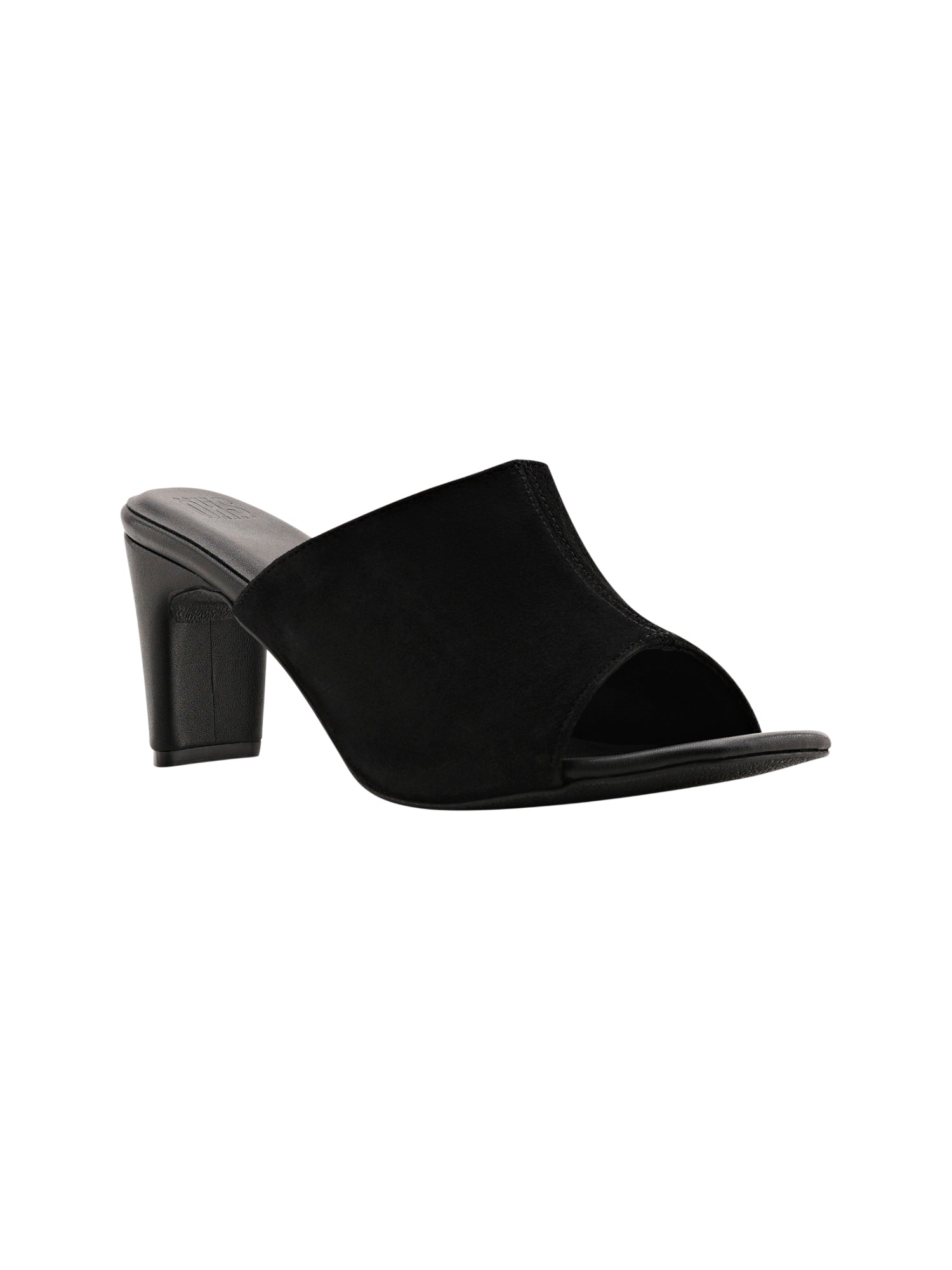 Black Suede Mules For Women