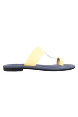 Yellow Single Toe Sandals